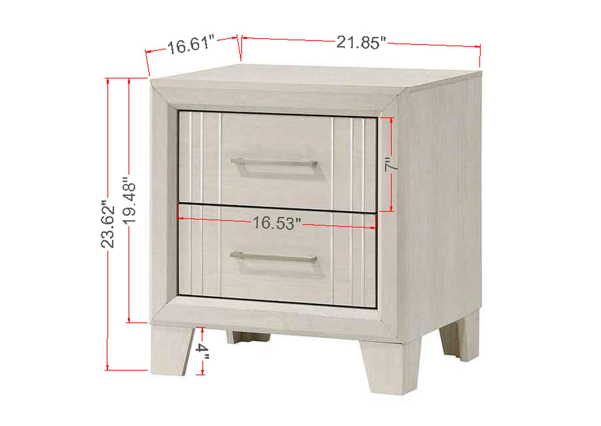 Charlie Full 4-Piece Bedroom Set