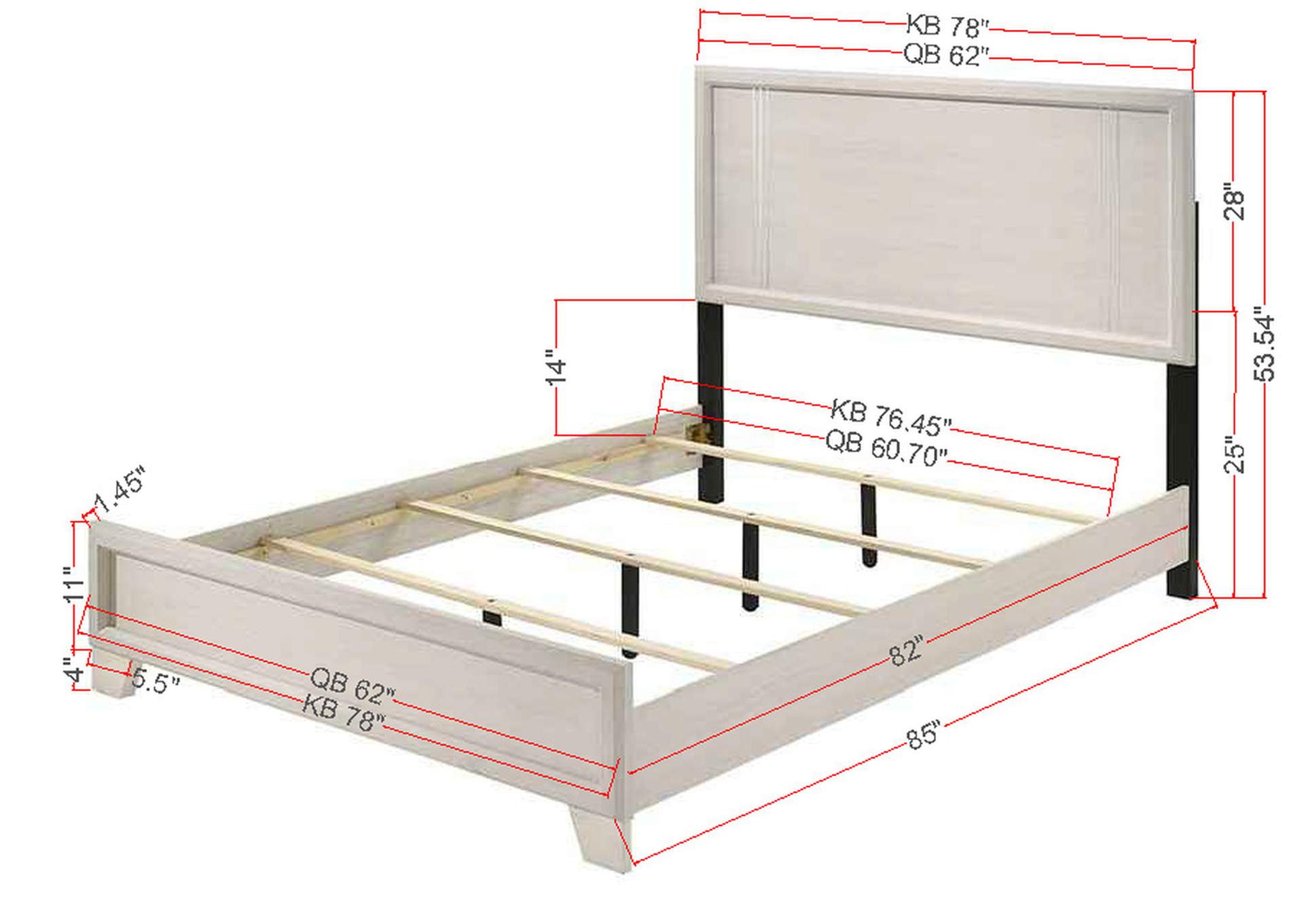 Charlie King Bed