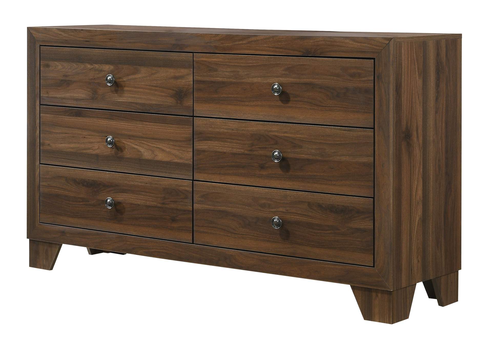 MILLIE DRESSER - BROWN AND CHERRY image 1