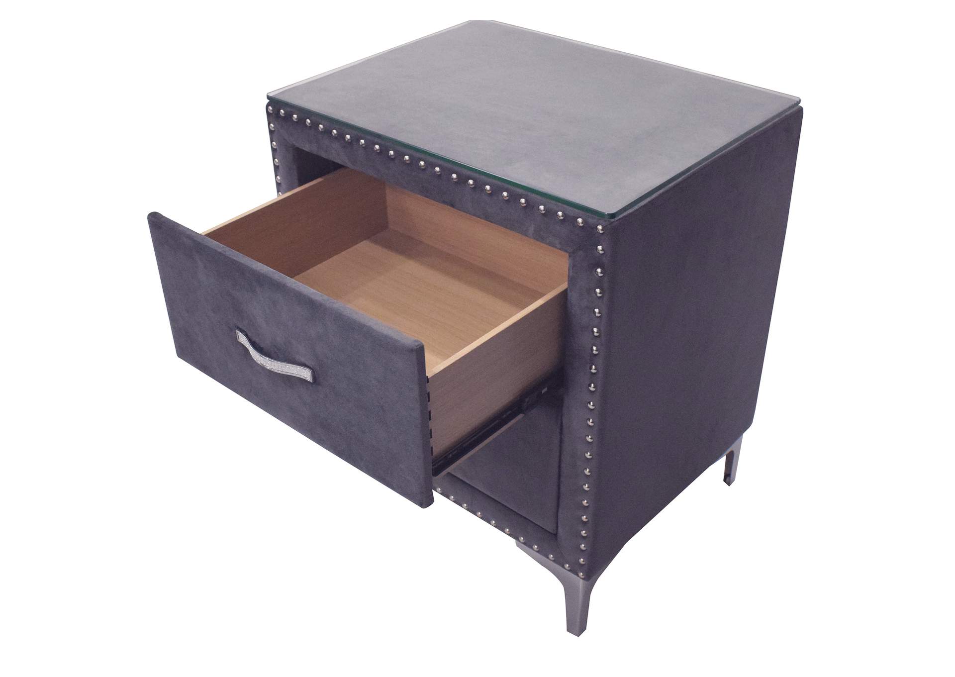 Lucinda Nightstand - Dark Grey image 3