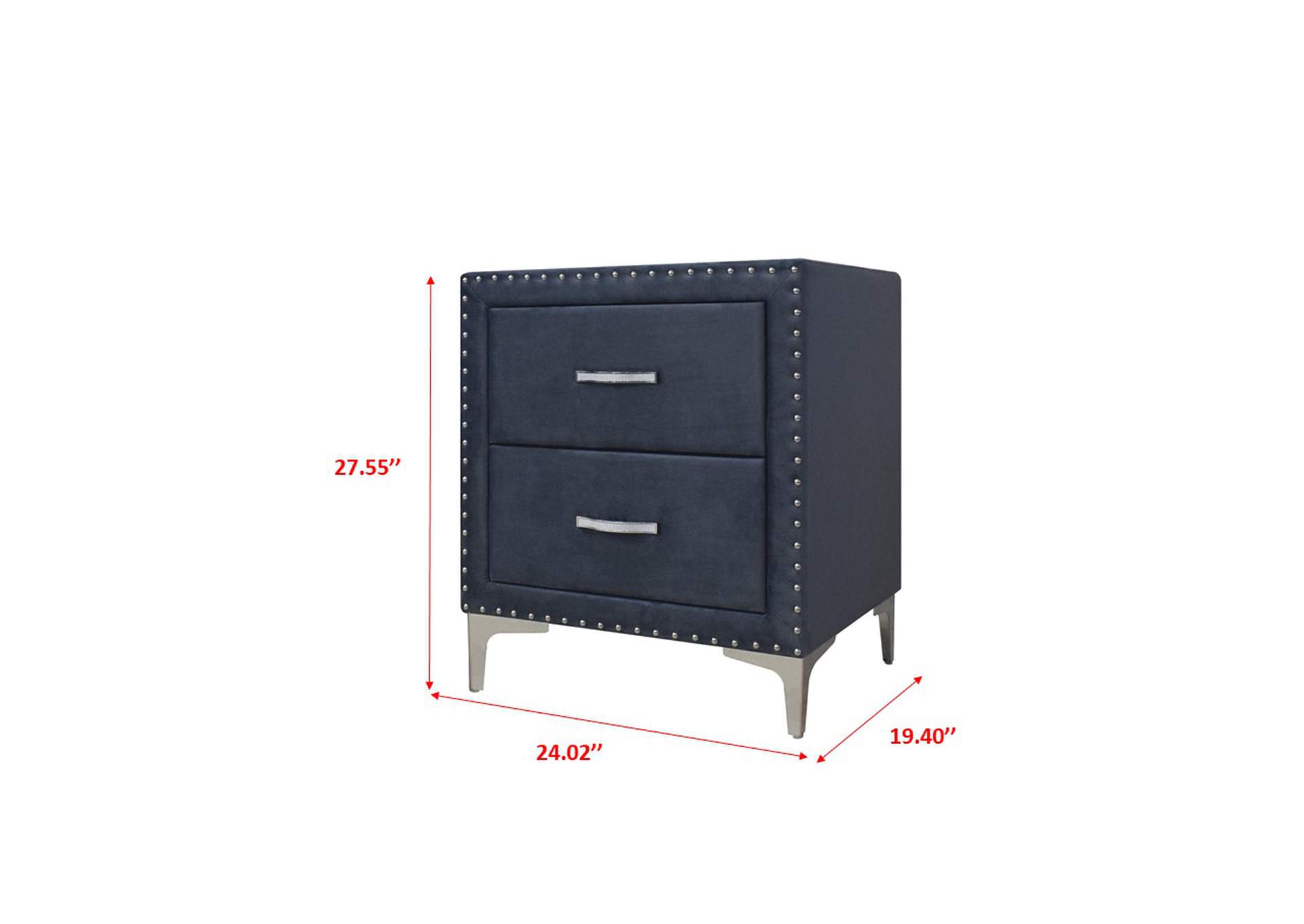 Lucinda Nightstand - Dark Grey image 4