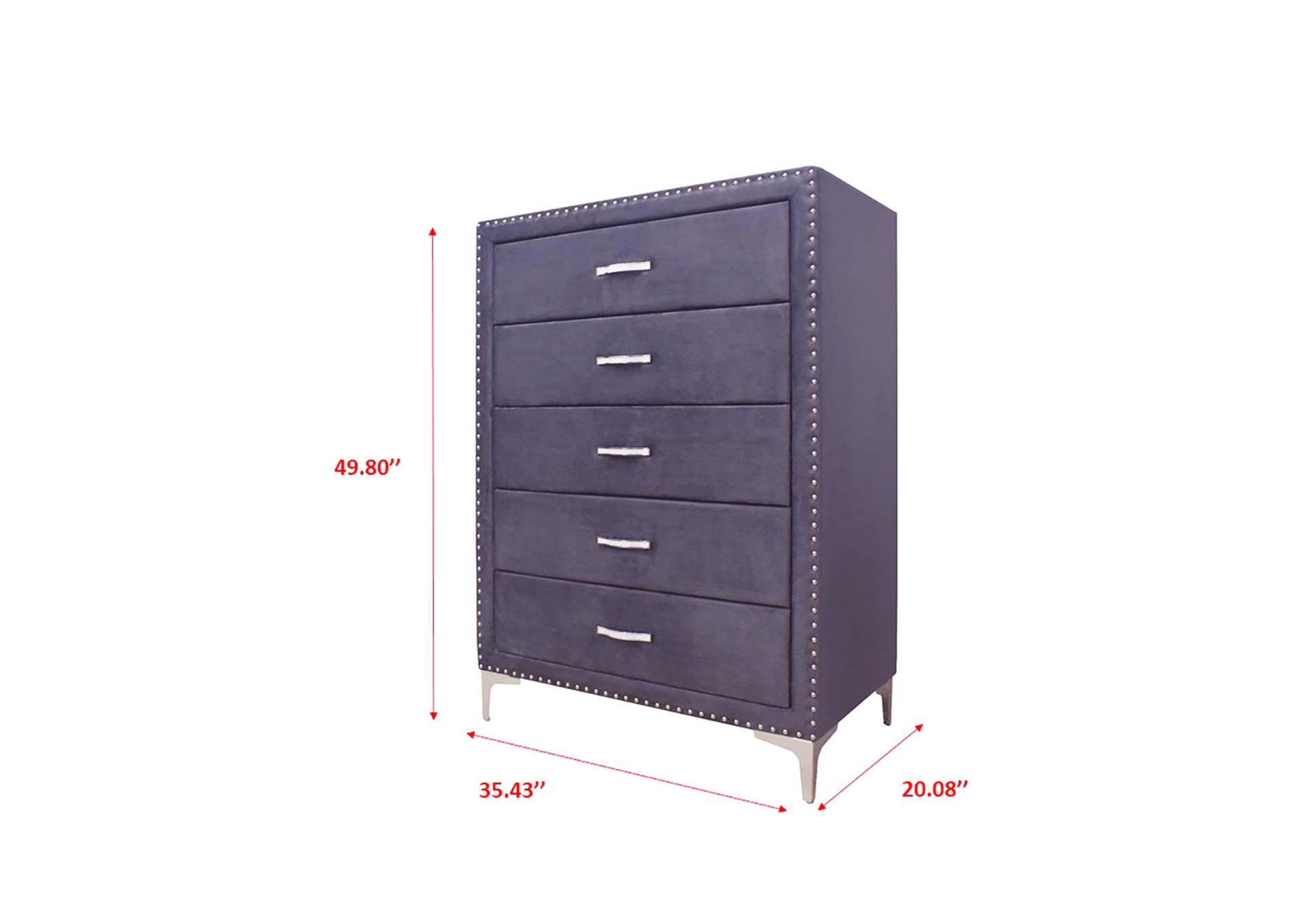 Lucinda Chest - Dark Grey image 3