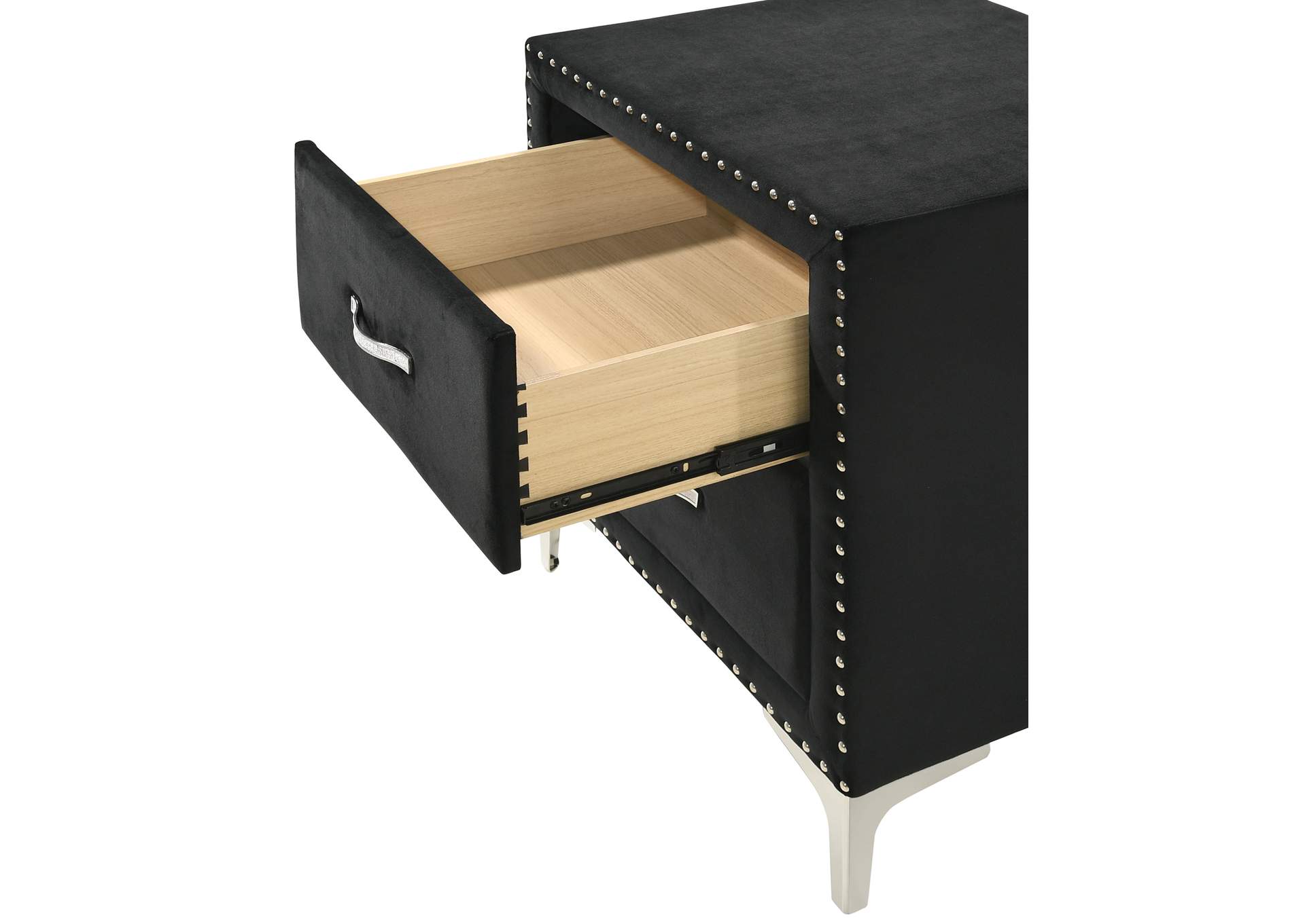 Lucinda Nightstand - Black image 3