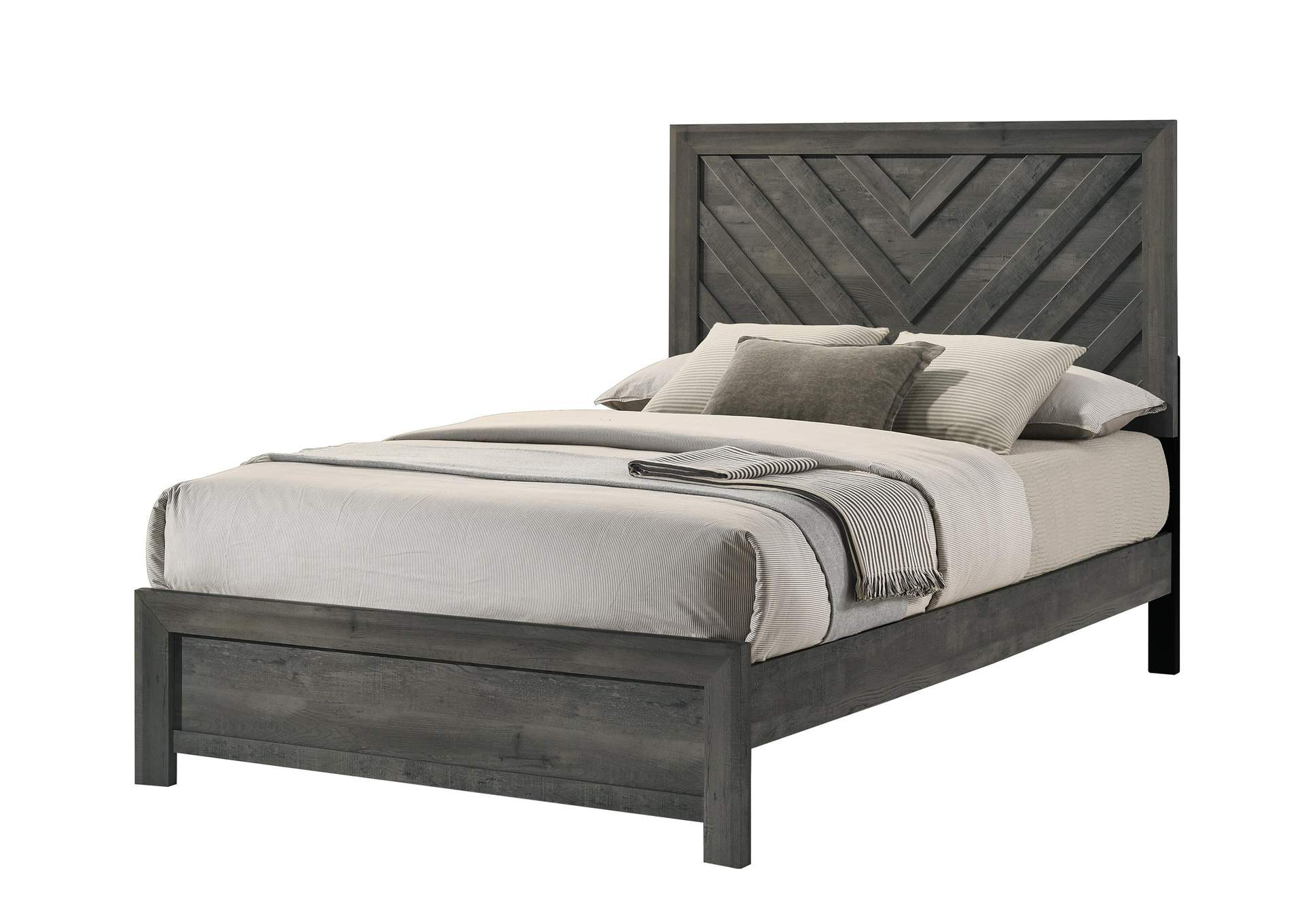 VALOR FULL BED - GRAY image 1