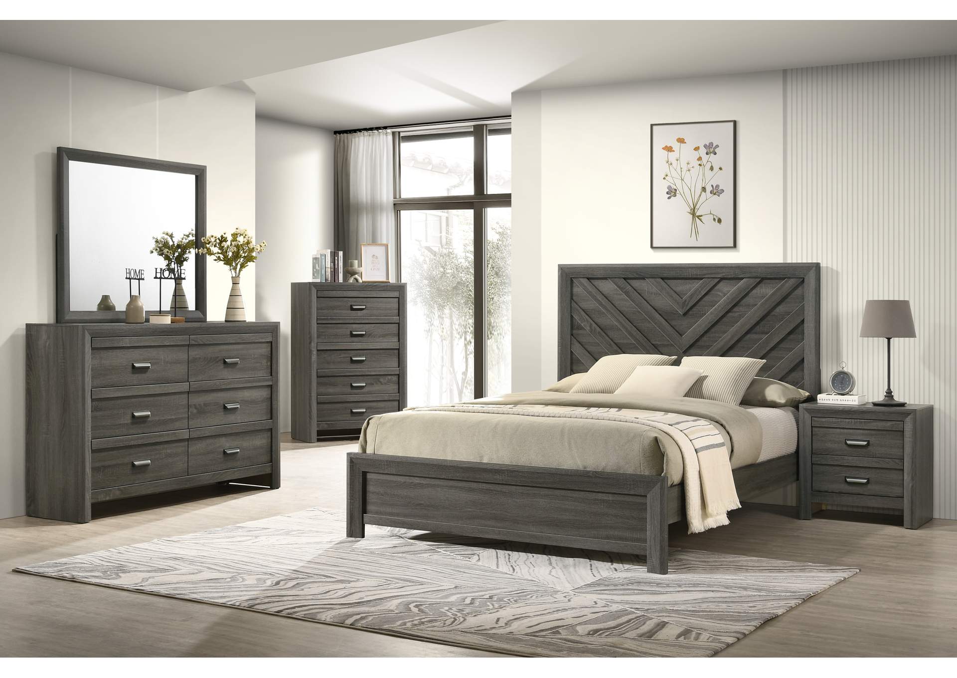 VALOR KING-QUEEN RAIL - GRAY