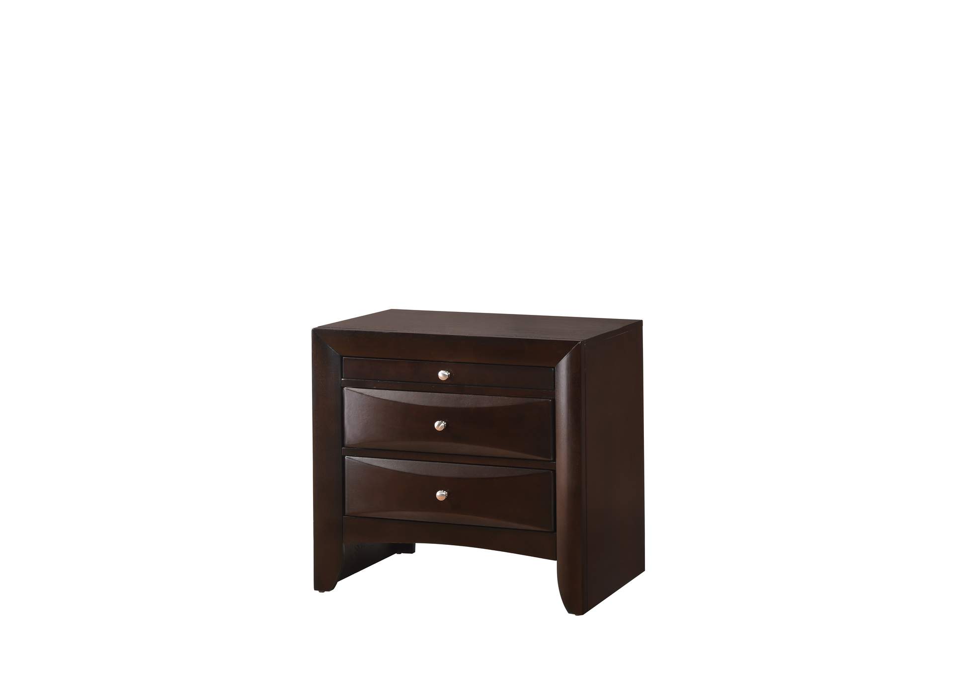 Emily Night Stand Dark Cherry image 1