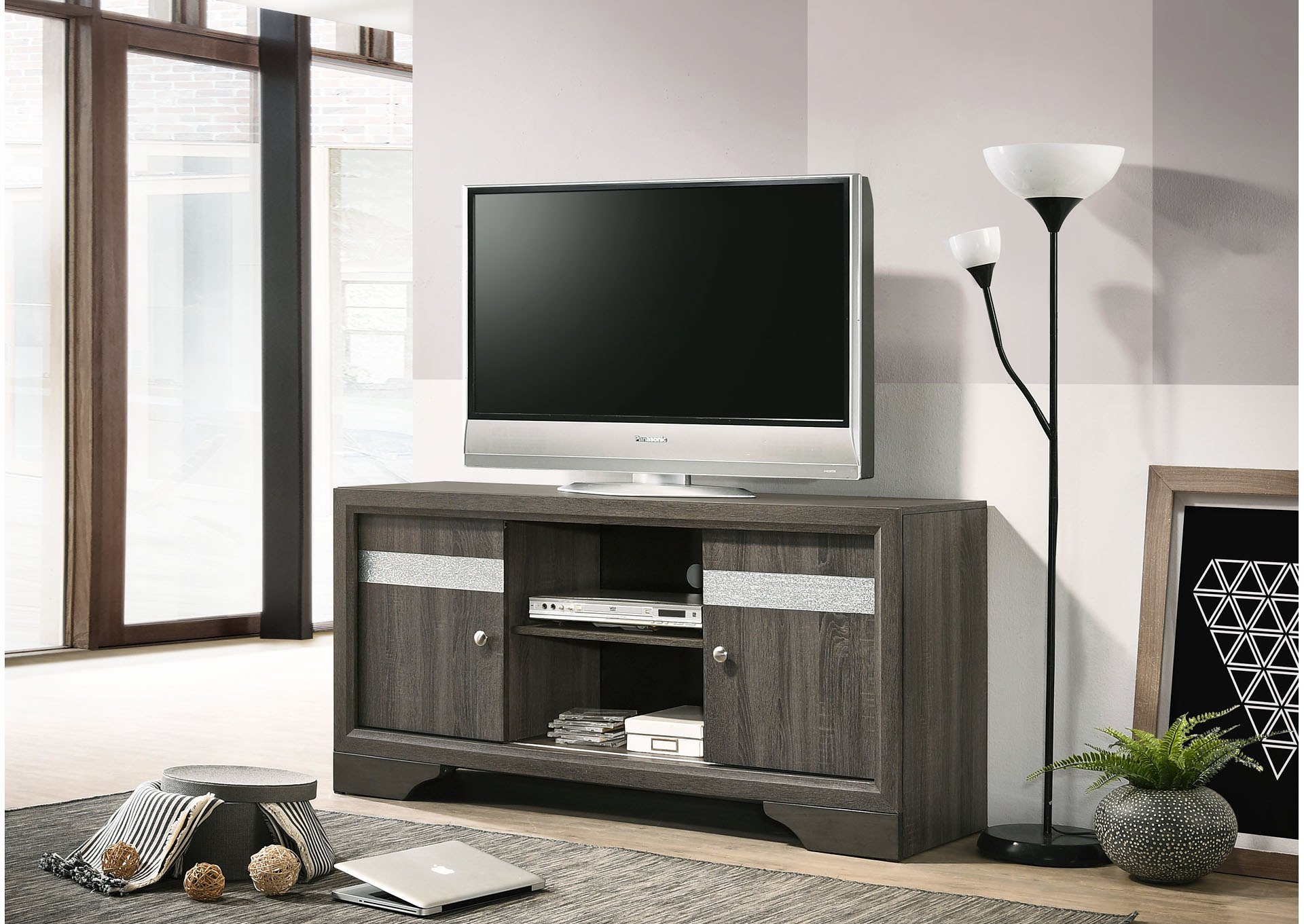 Regata Tv Stand Grey image 8
