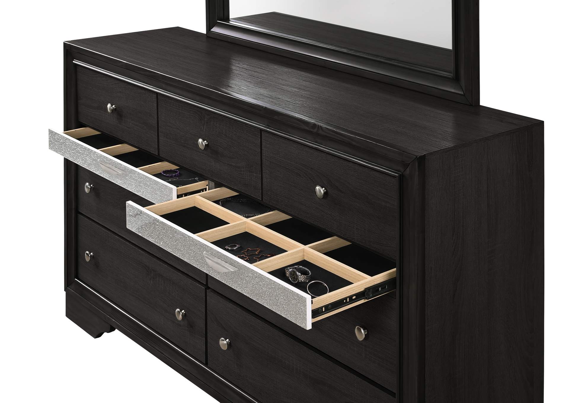 Regata Dresser Black - Silver image 1