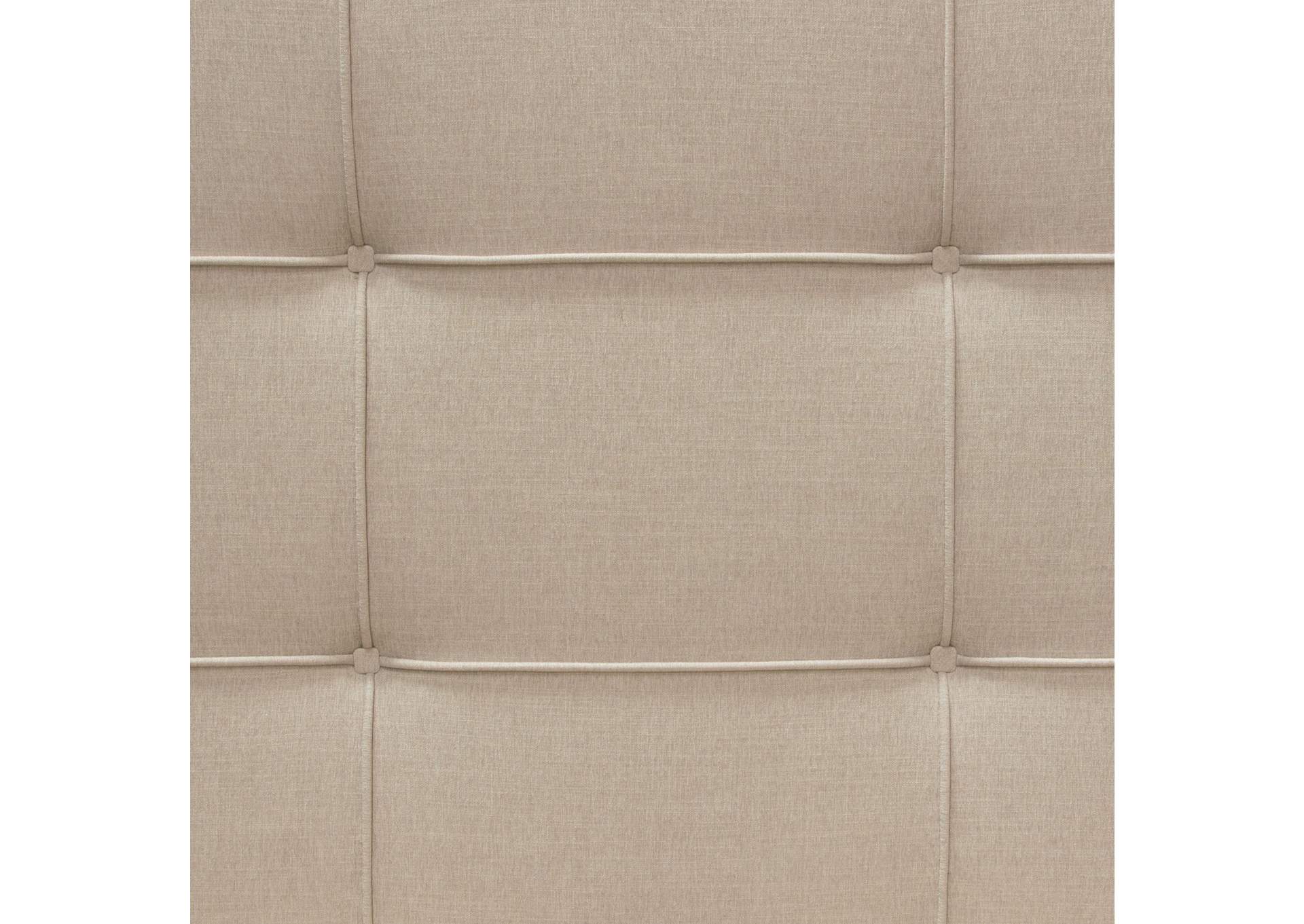 Beverly Queen Bed With Integrated Footboard Storage Unit & Accent Wings In Sand Fabric By Diamond Sofa image 14