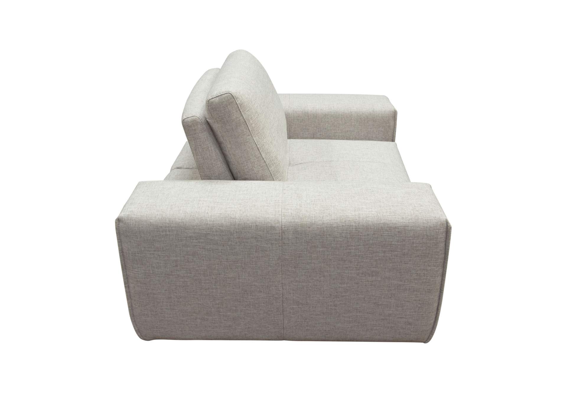 Jazz Modular 1-seater With Adjustable Backrest In Light Brown Fabric image 10