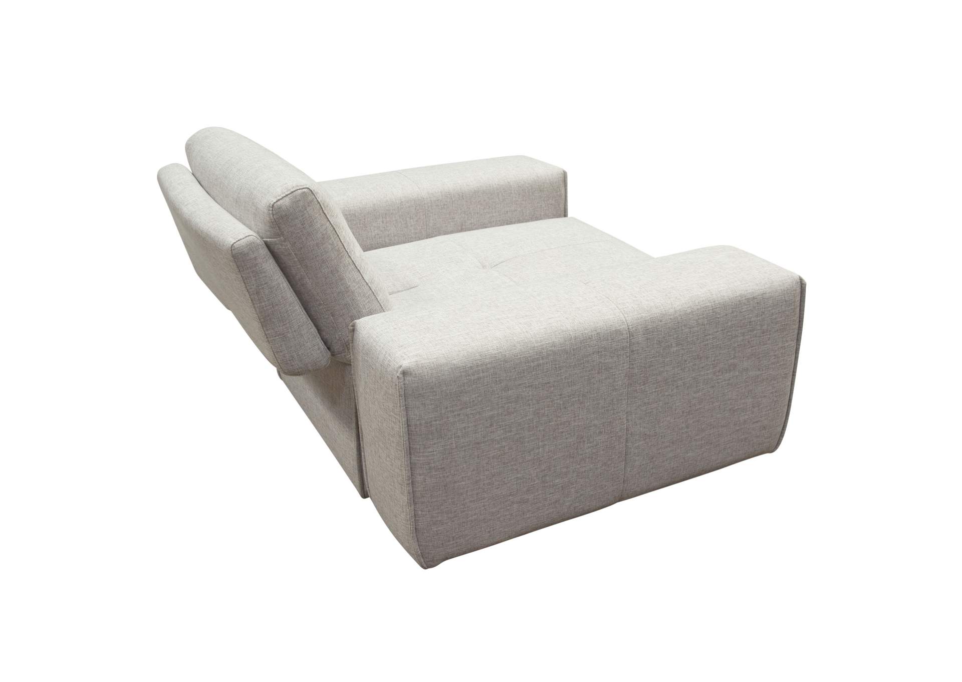 Jazz Modular 1-seater With Adjustable Backrest In Light Brown Fabric image 13