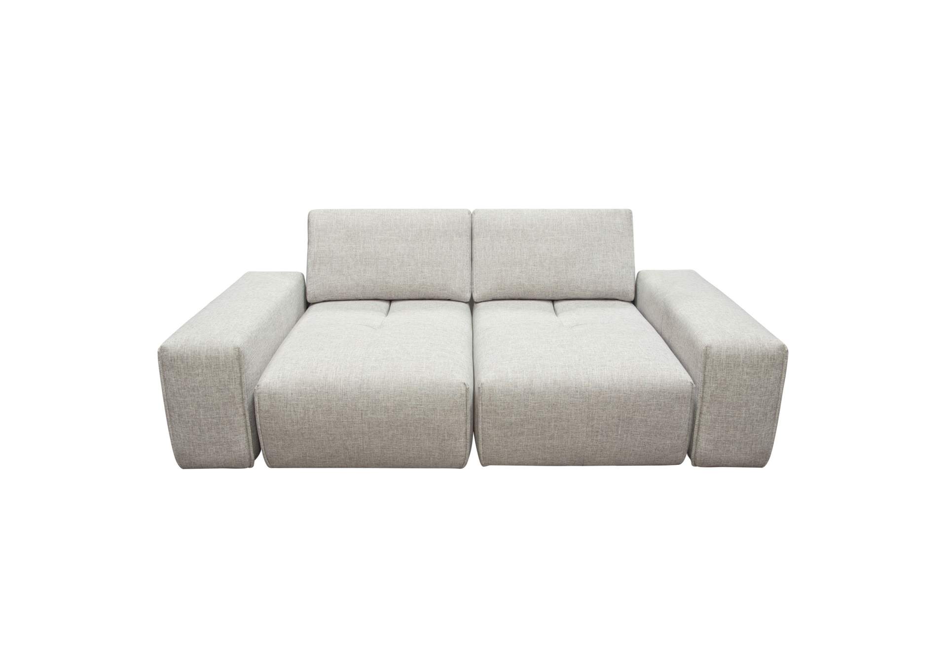 Jazz Modular 2-seater With Adjustable Backrests In Light Brown Fabric image 3