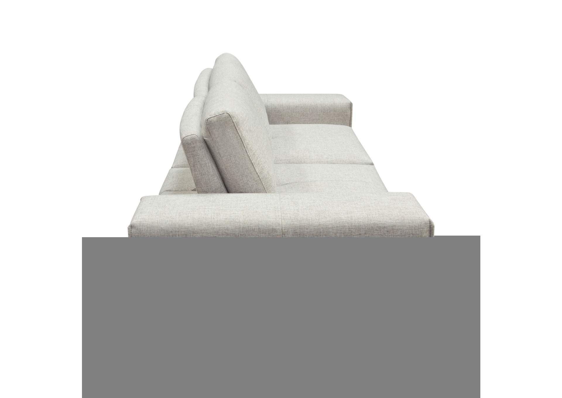 Jazz Modular 2-seater With Adjustable Backrests In Light Brown Fabric image 8