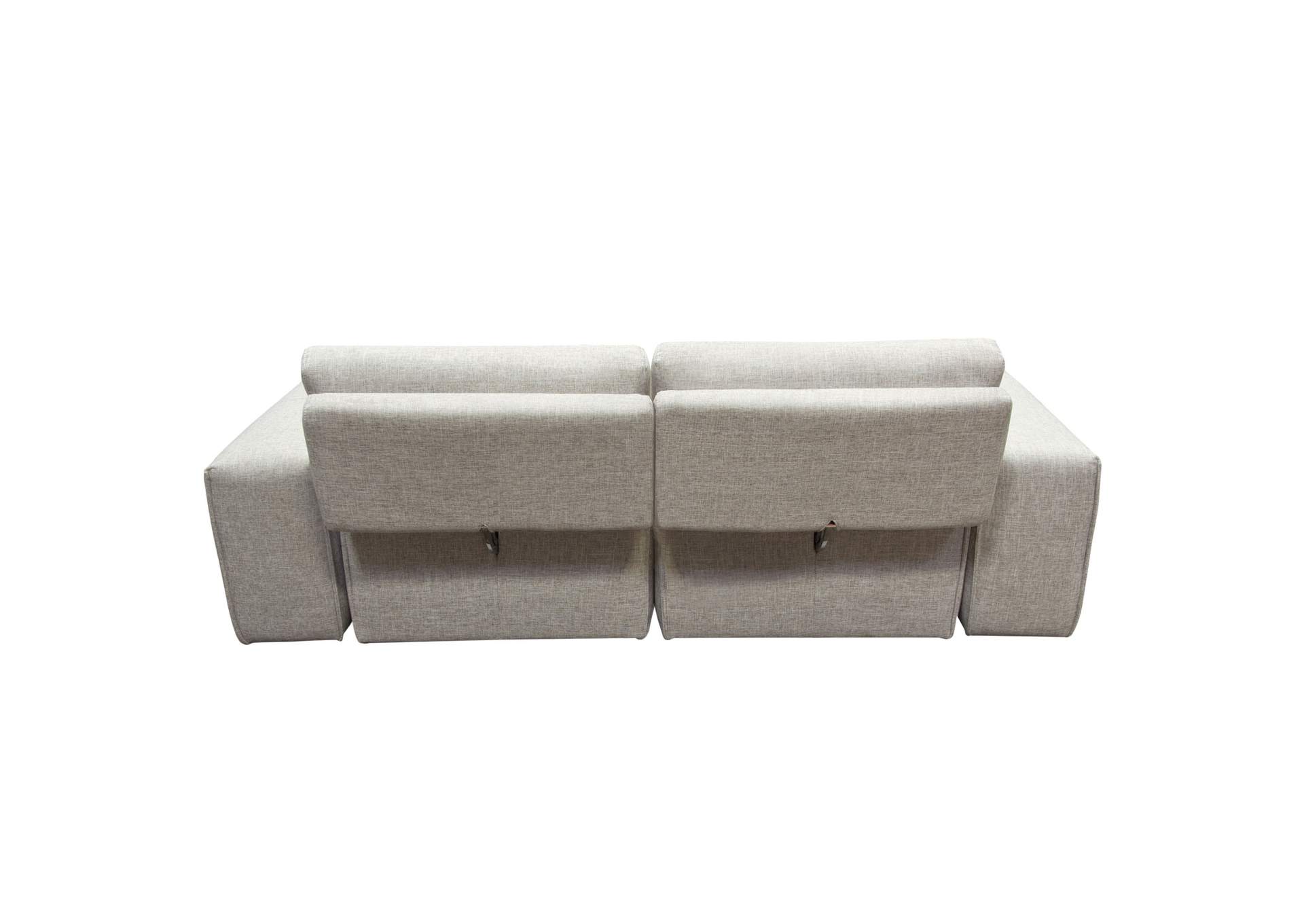 Jazz Modular 2-seater With Adjustable Backrests In Light Brown Fabric image 12