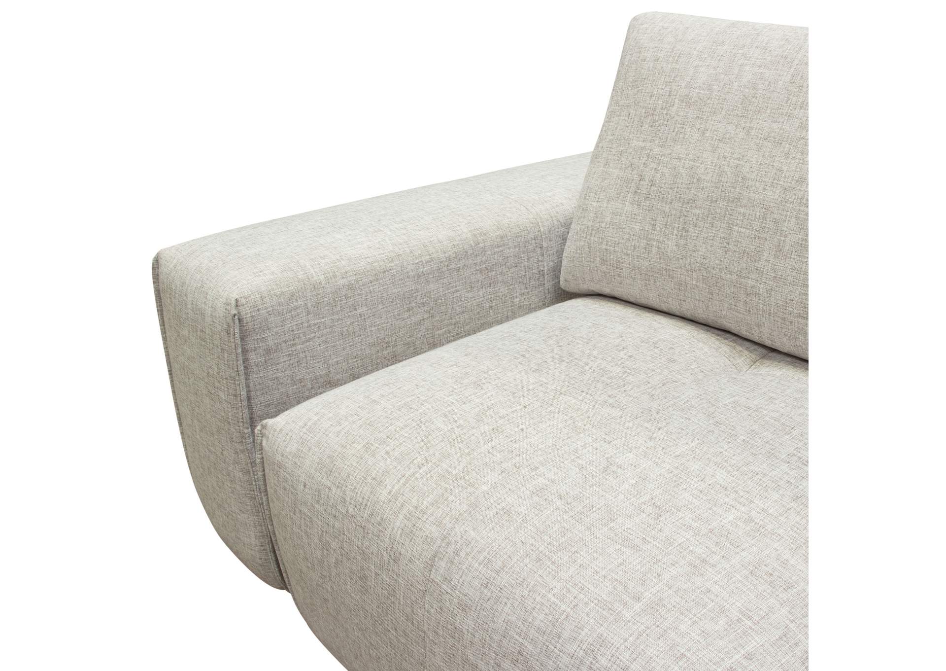 Jazz Modular 2-seater With Adjustable Backrests In Light Brown Fabric image 13