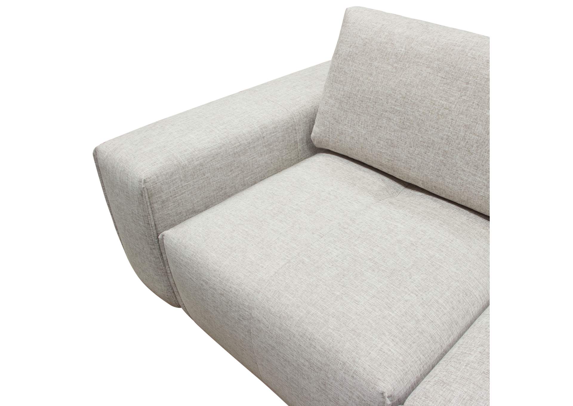 Jazz Modular 5-seater Corner Sectional With Adjustable Backrests In Light Brown Fabric image 4