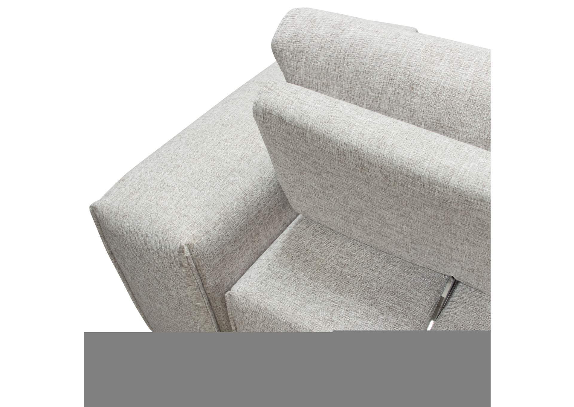 Jazz Modular 5-seater Corner Sectional With Adjustable Backrests In Light Brown Fabric image 17