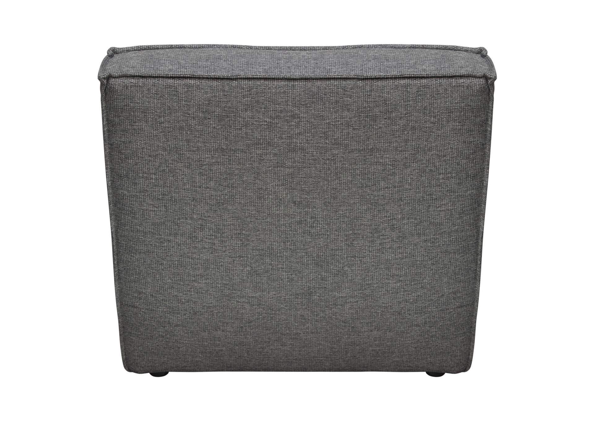 Marshall 3pc Corner Modular Sectional W/ Scooped Seat In Grey Fabric image 22