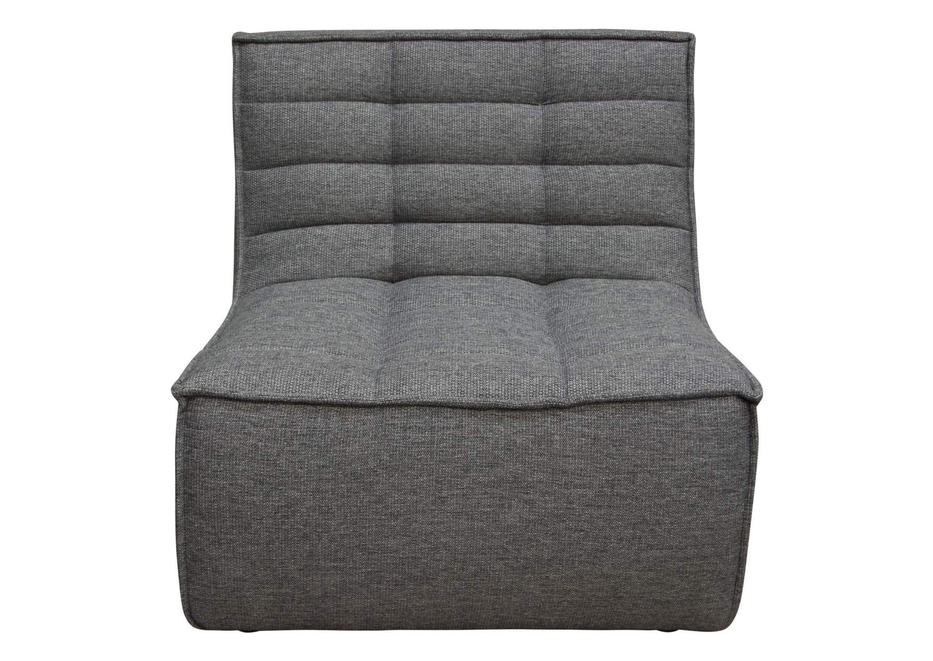 Marshall 5pc Corner Modular Sectional W/ Scooped Seat In Grey Fabric image 29