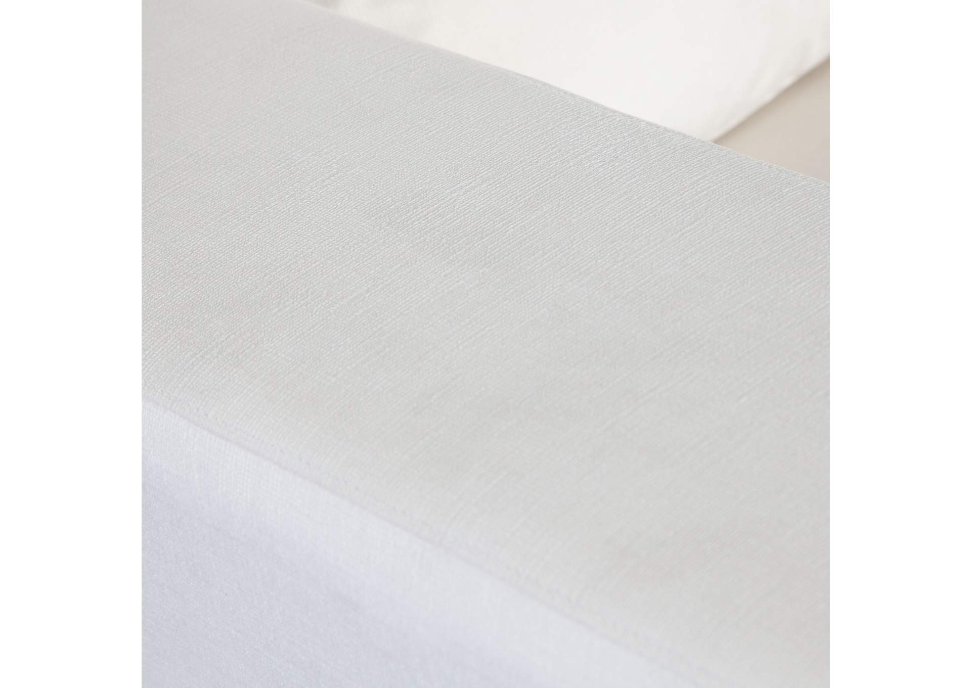 Muse 3pc Modular Sofa In Mist White Performance Fabric image 6