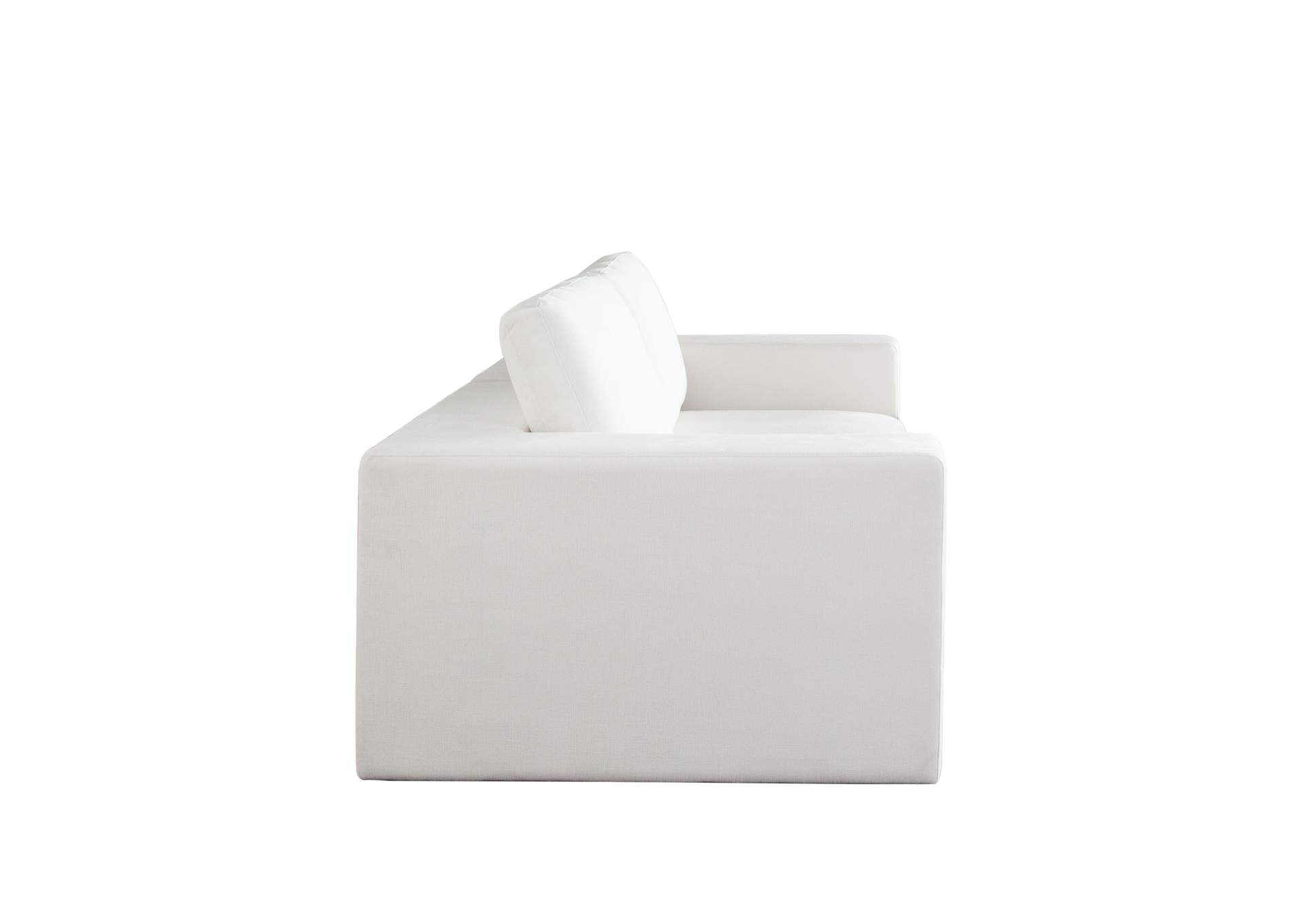 Muse 2pc Modular Sofa In Mist White Performance Fabric image 10