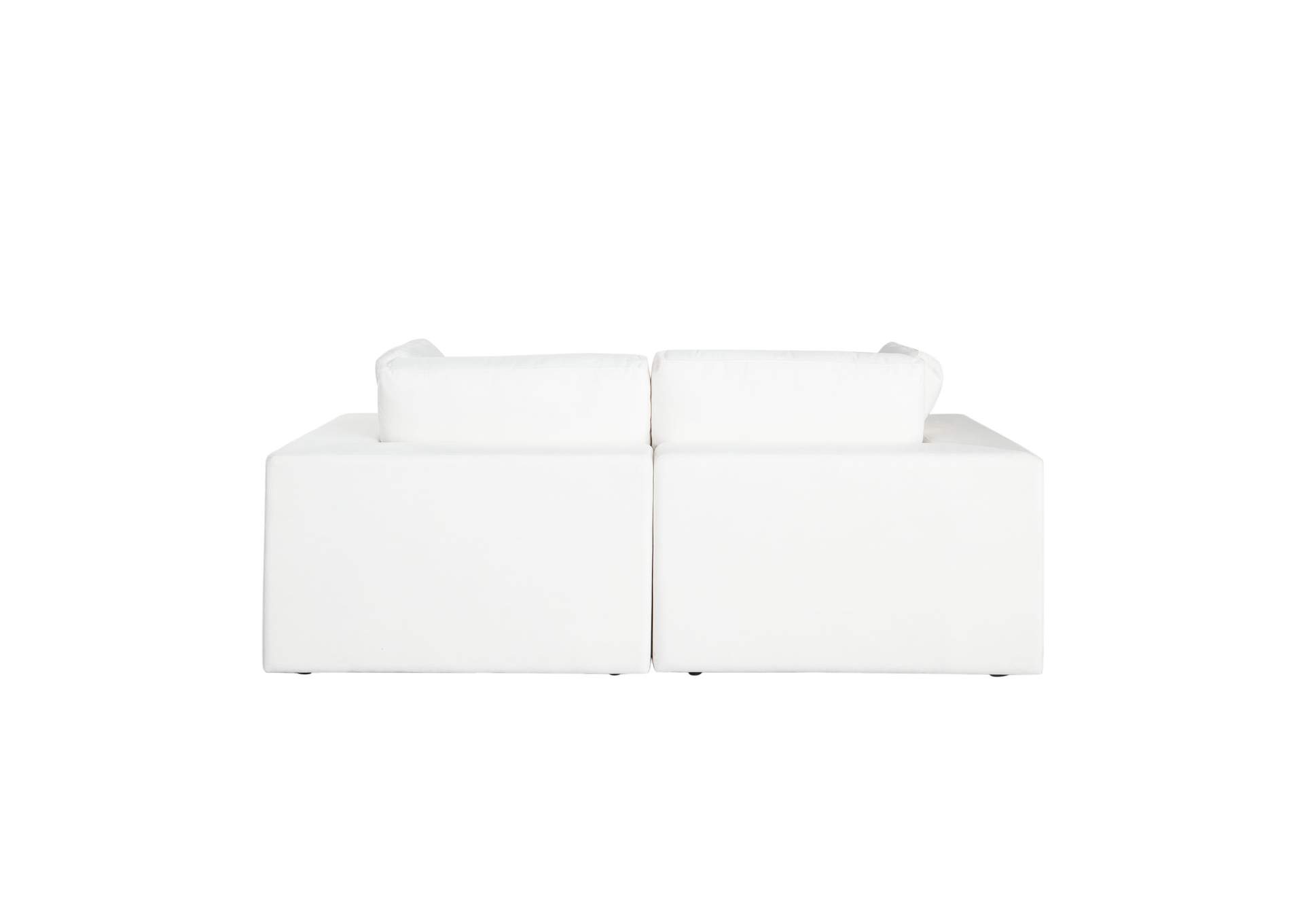 Muse 2pc Modular Sofa In Mist White Performance Fabric image 11
