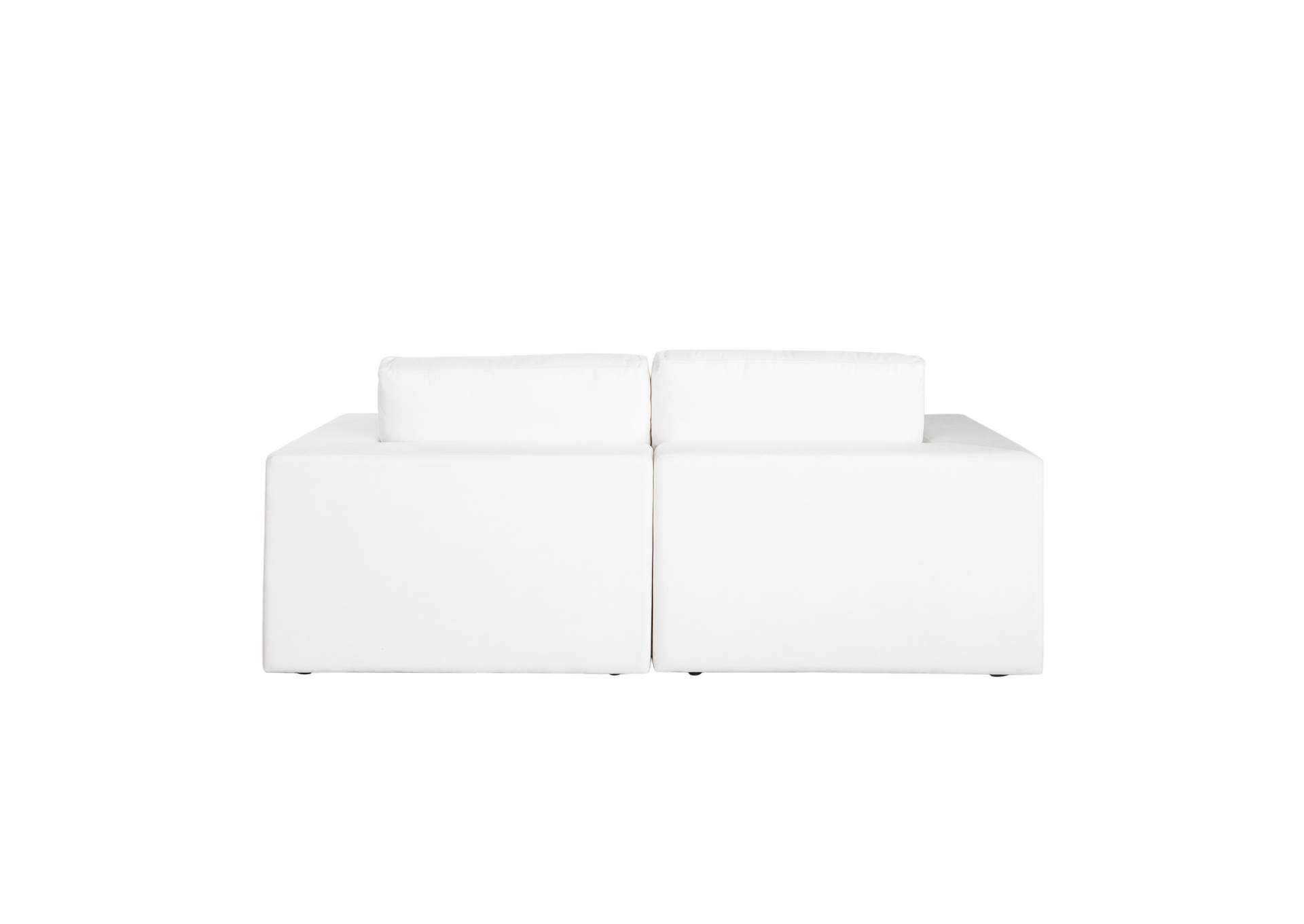 Muse 2pc Modular Sofa In Mist White Performance Fabric image 12