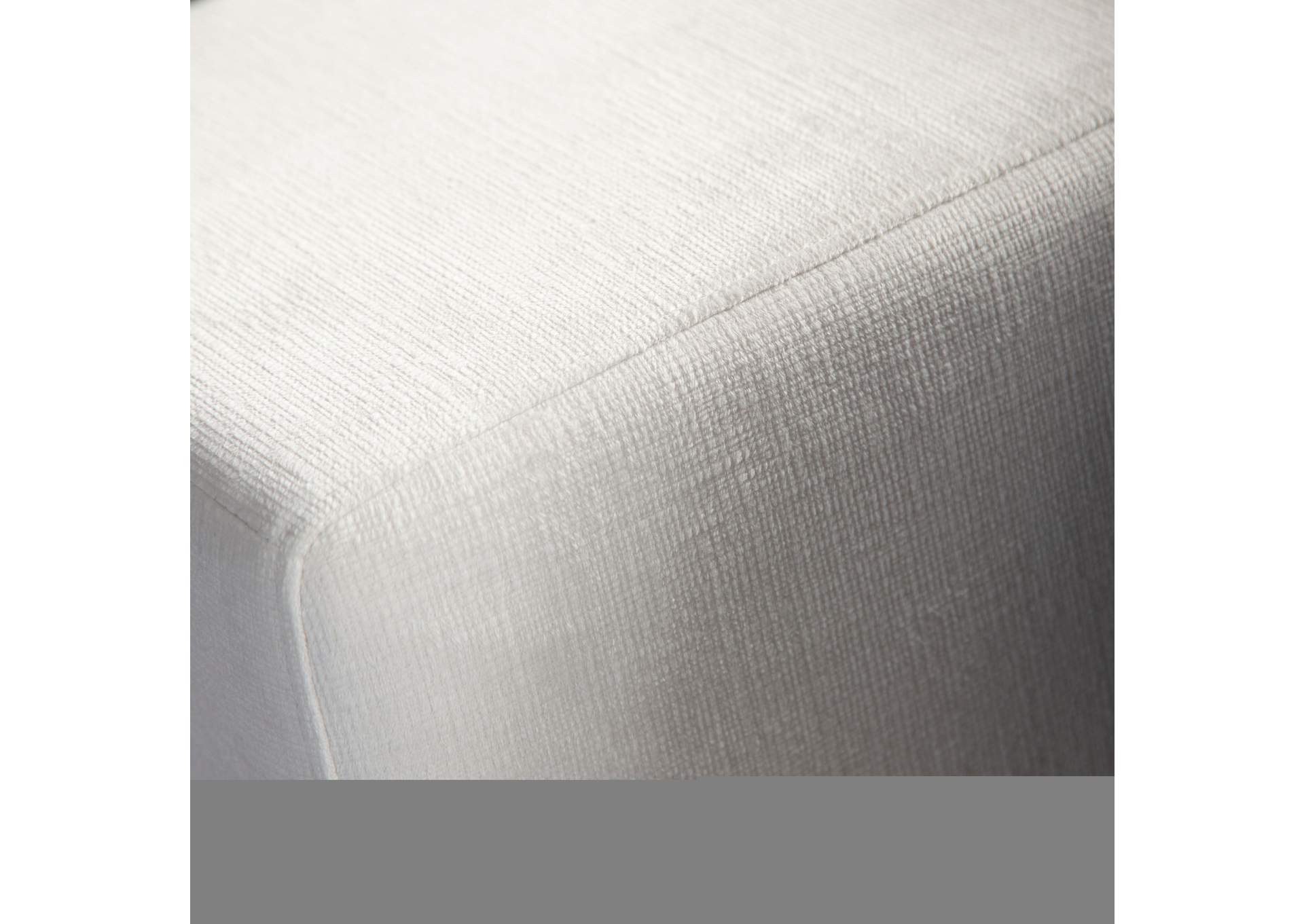 Muse Accent Chair In Mist White Performance Fabric image 6