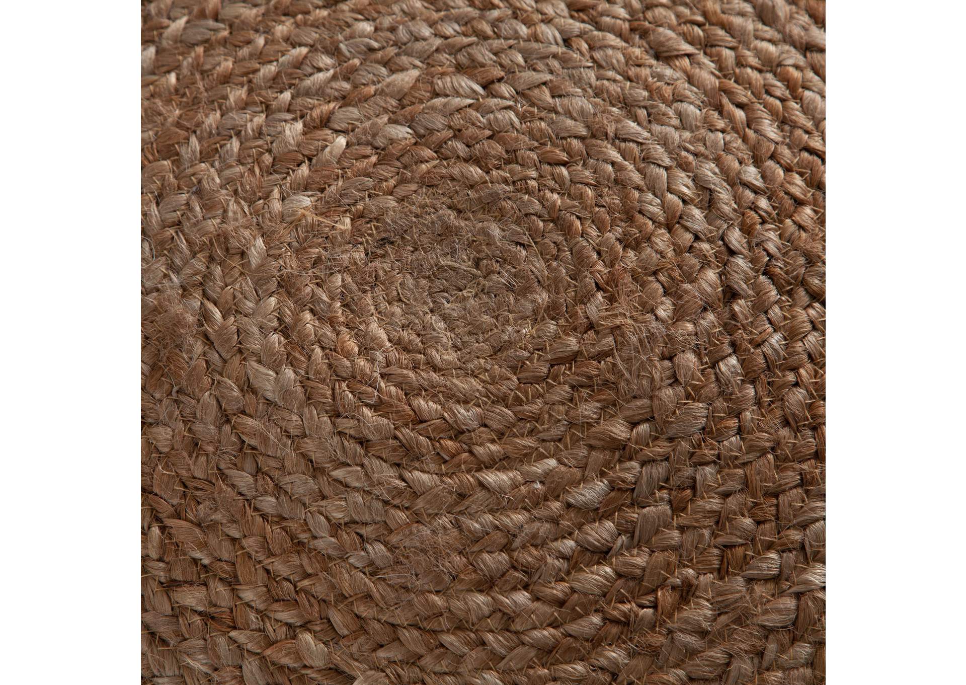 Round Pouf In Natural Jute Fiber image 8