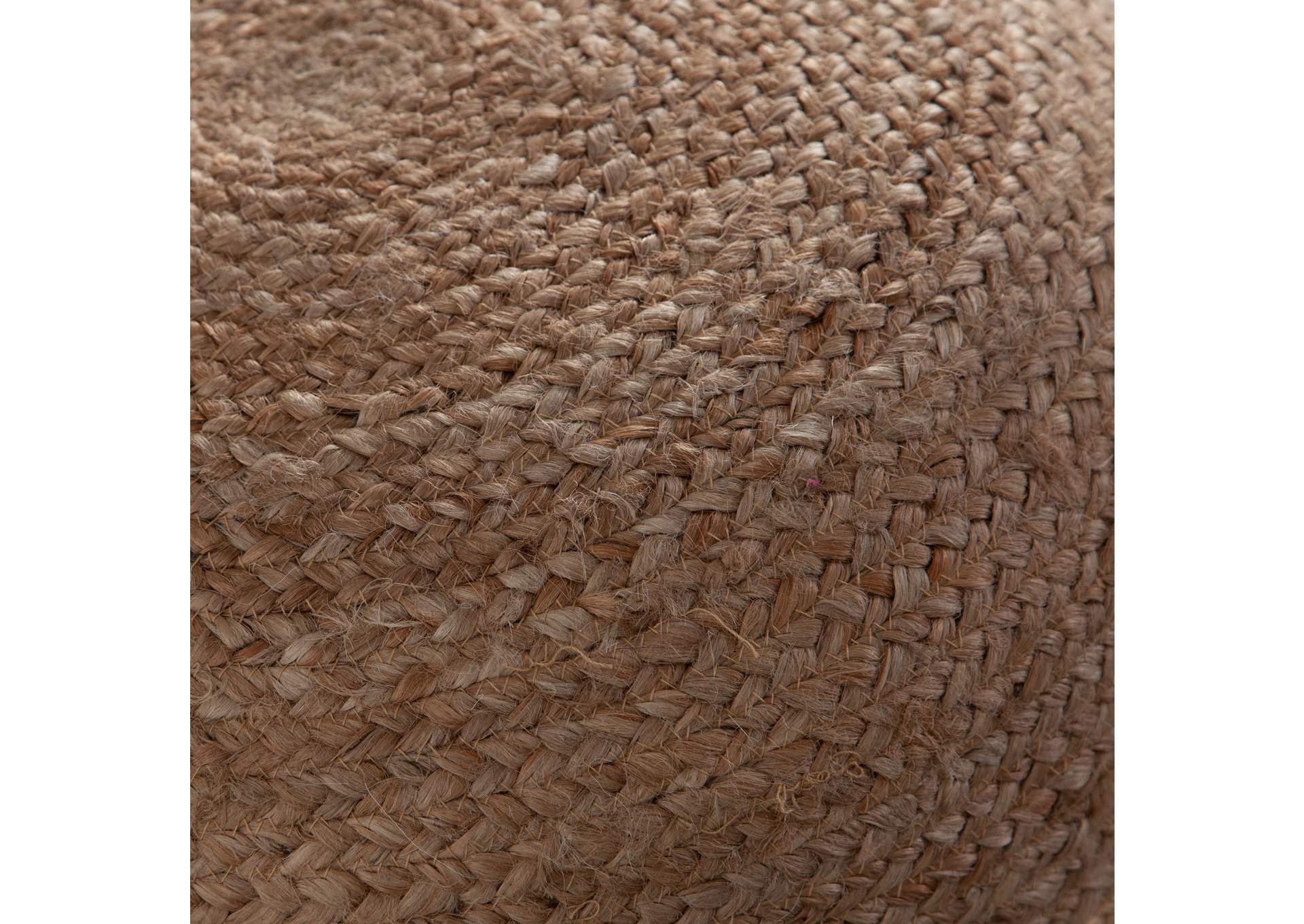 Round Pouf In Natural Jute Fiber image 9