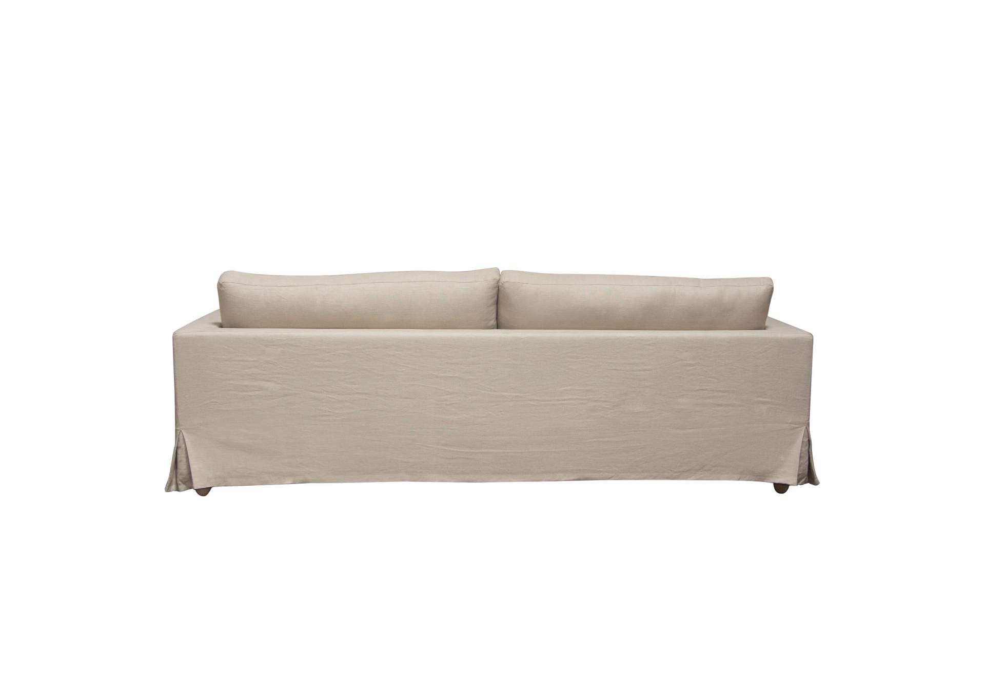 Savannah Slip-cover Sofa In Sand Natural Linen image 9