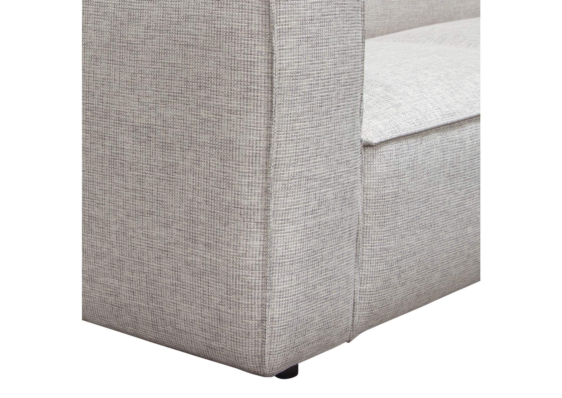 Vice 2pc Modular Sofa In Barley Fabric image 16
