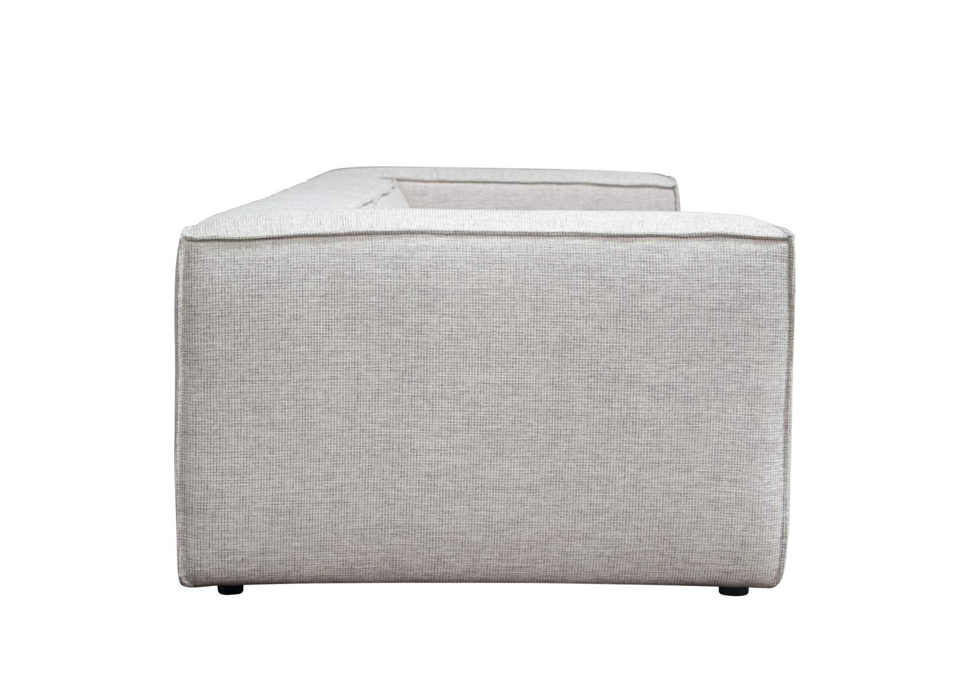 Vice 2pc Modular Sofa In Barley Fabric image 9