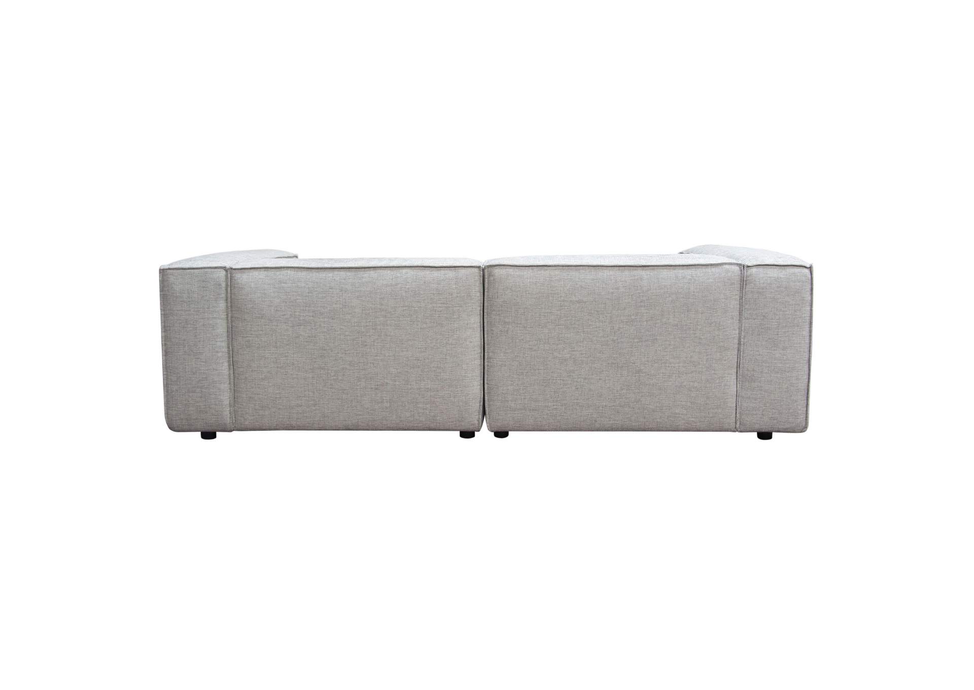 Vice 2pc Modular Sofa In Barley Fabric image 5