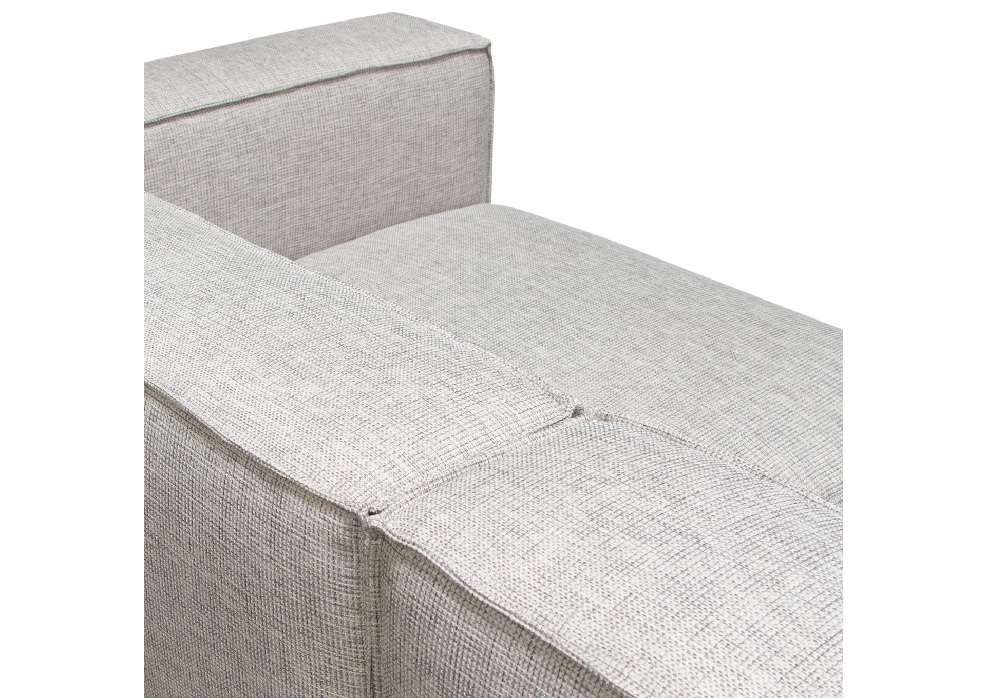 Vice 2pc Modular Sofa In Barley Fabric image 4