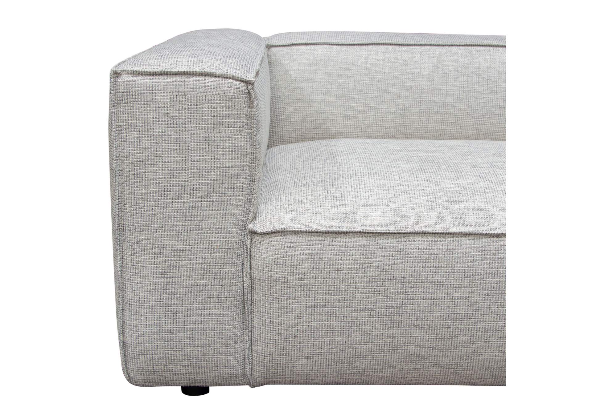 Vice 4pc Modular Sectional In Barley Fabric With Ottoman image 19