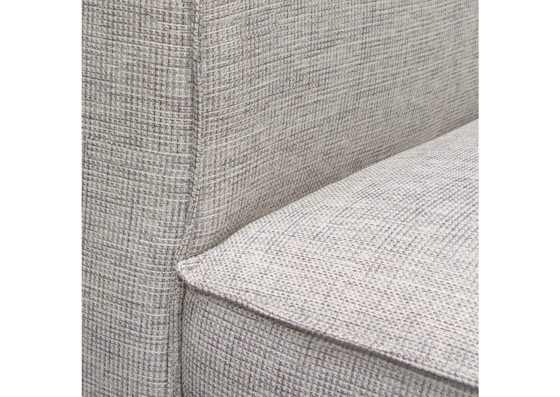 Vice 4pc Modular Sectional In Barley Fabric With Ottoman image 15