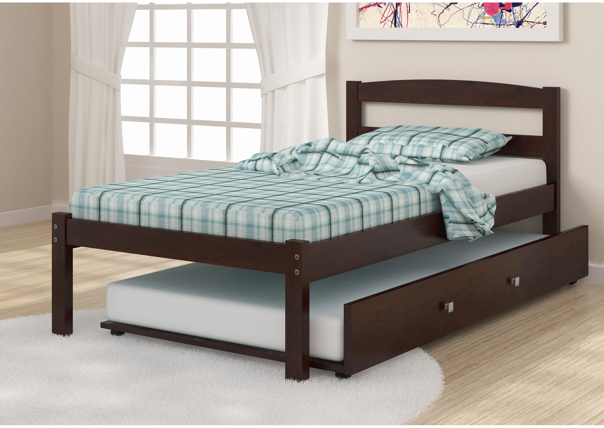 Twin Econo Bed Cappuccino
