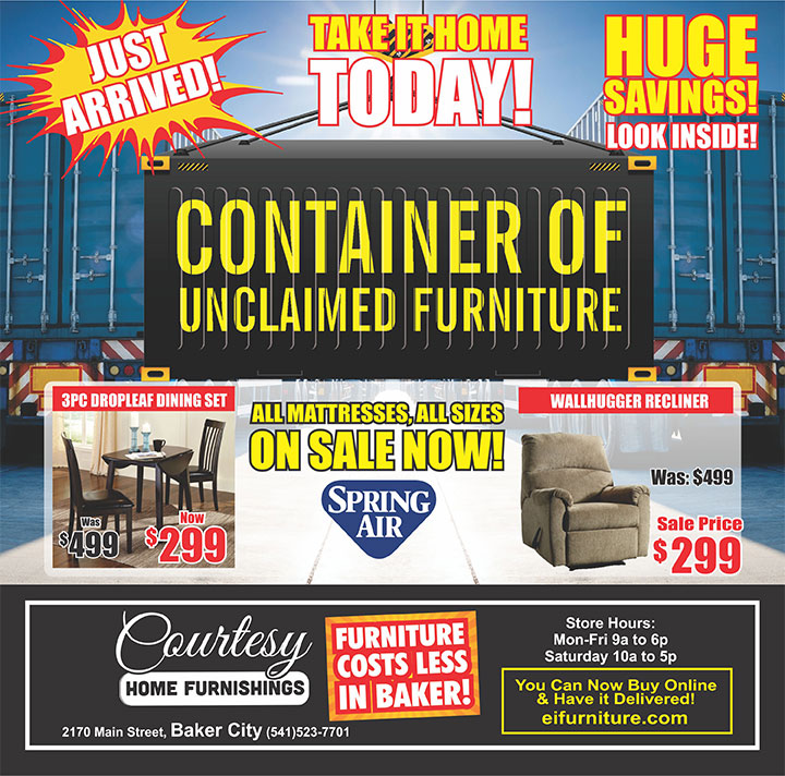 Take It Home Today! Container of Unclaimed Furniture - Page 1