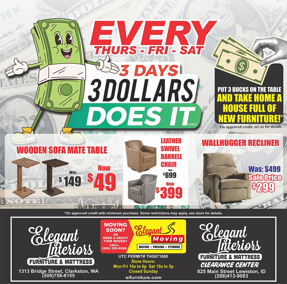 3 Days 3 Dollars Does It - Page 1