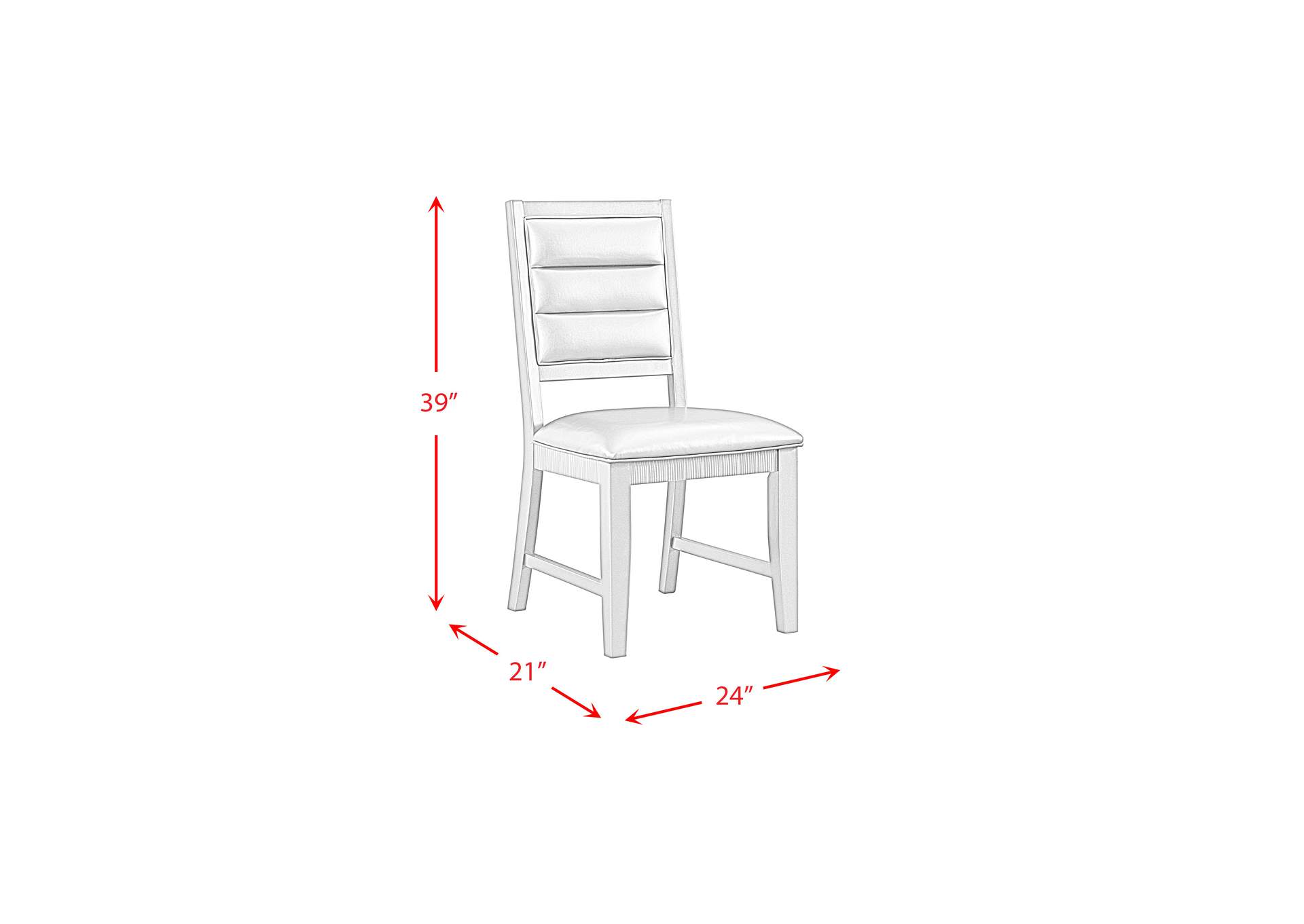 145 Dining Side Chair Copper 2 Per Pack image 8