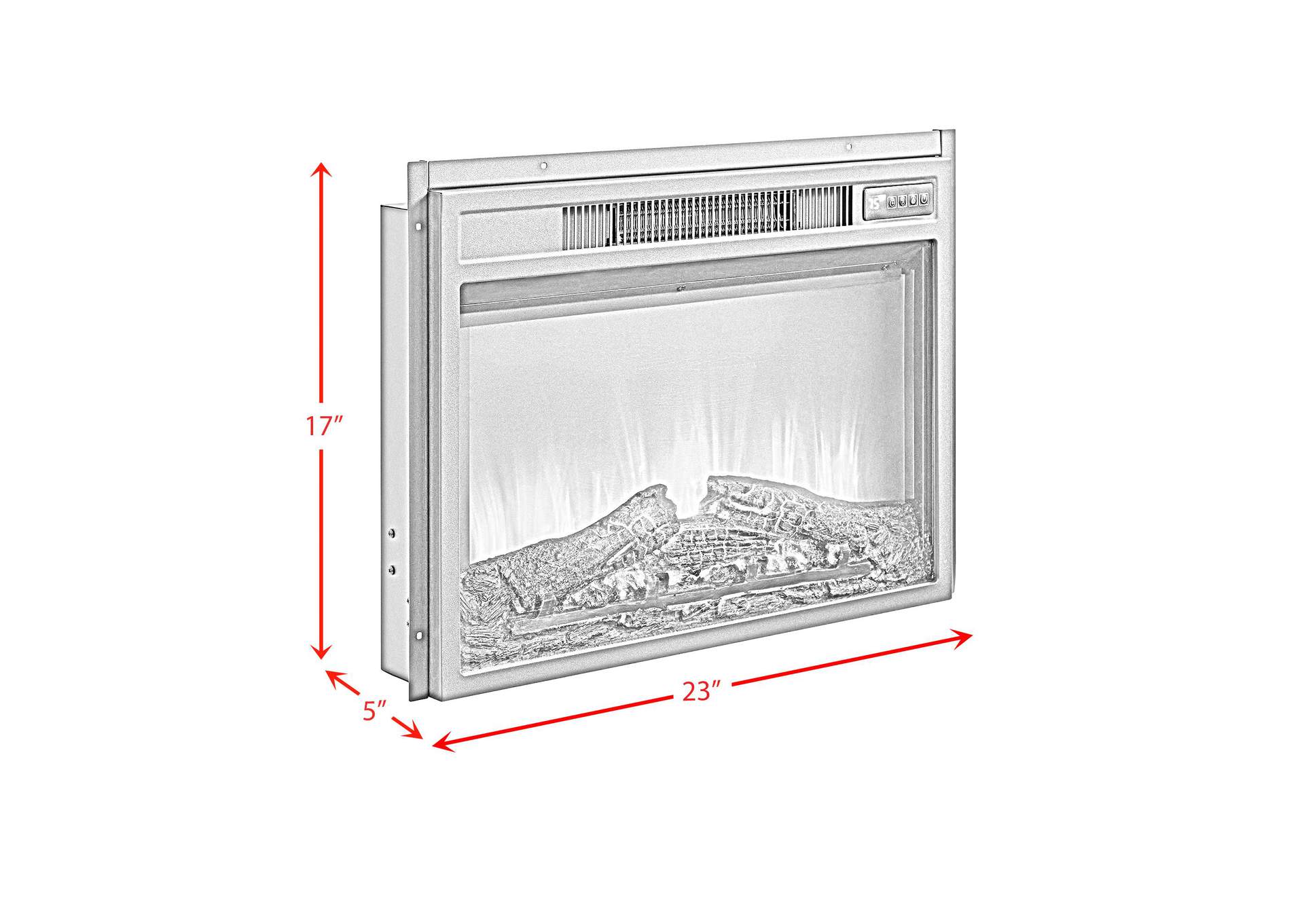 23 Fireplace Insert In Black image 4