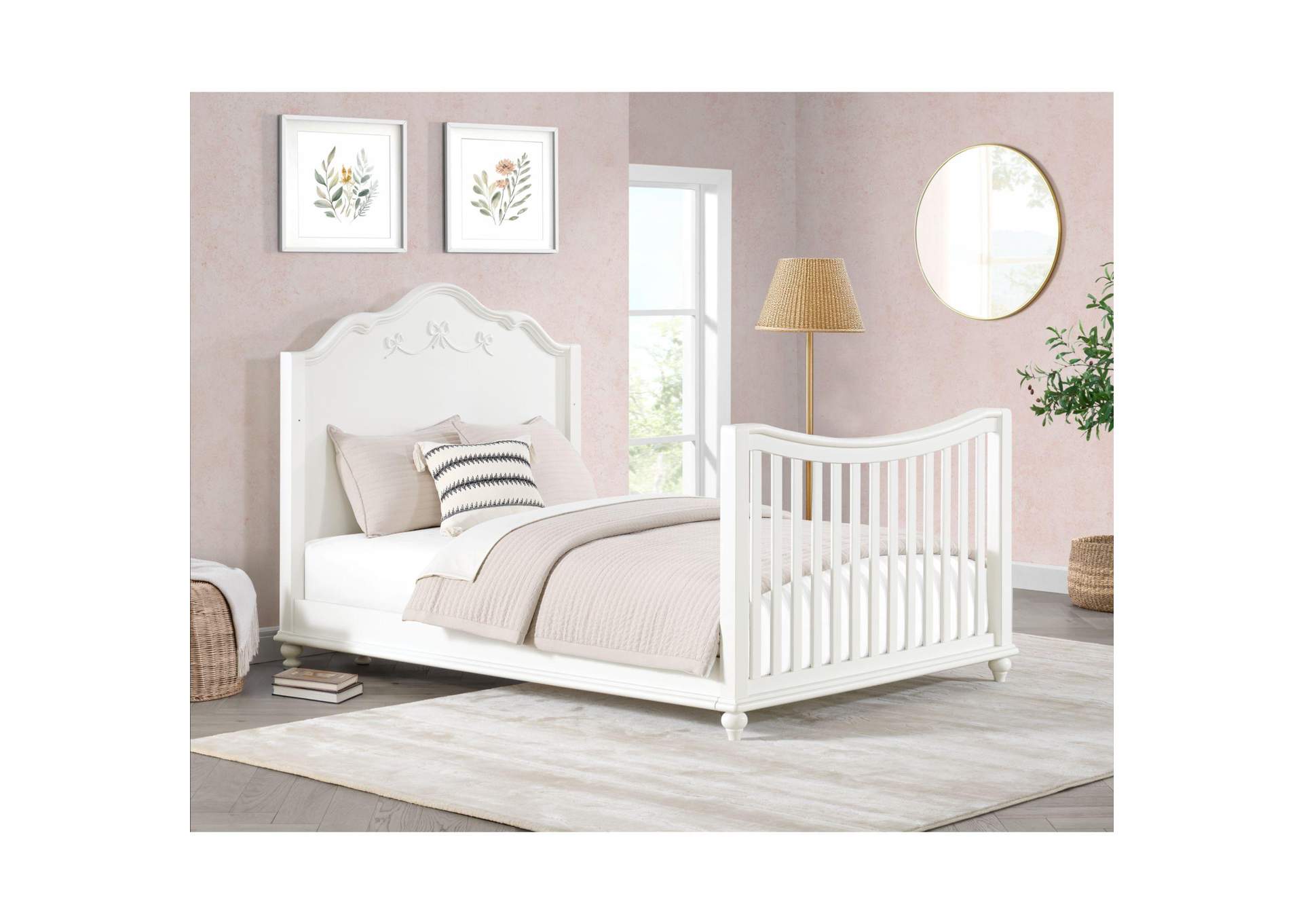 Alana Crib Conversion Kit In White image 1
