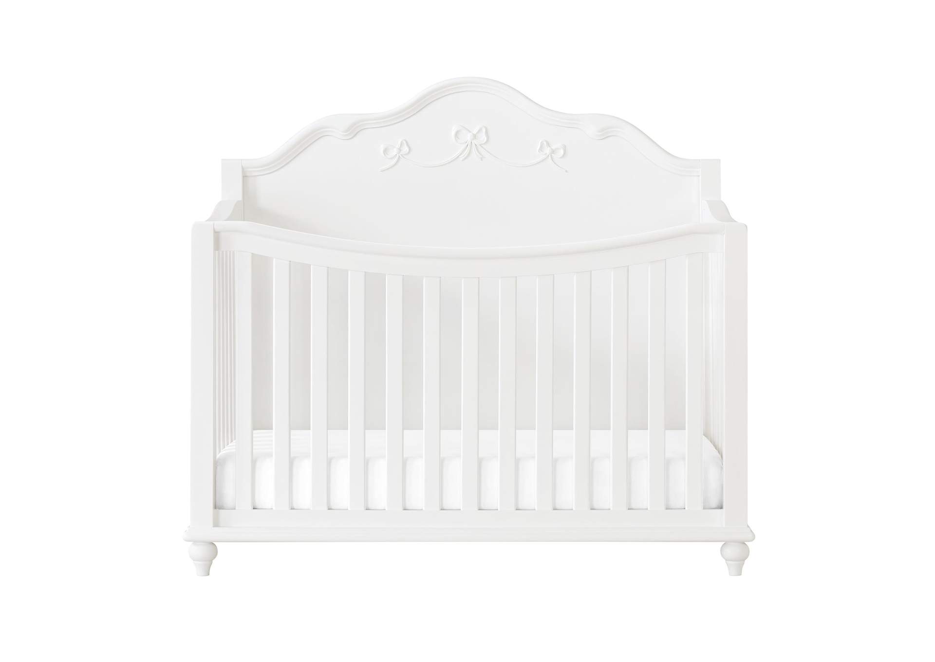 Alana Crib With Guardrails In White image 5