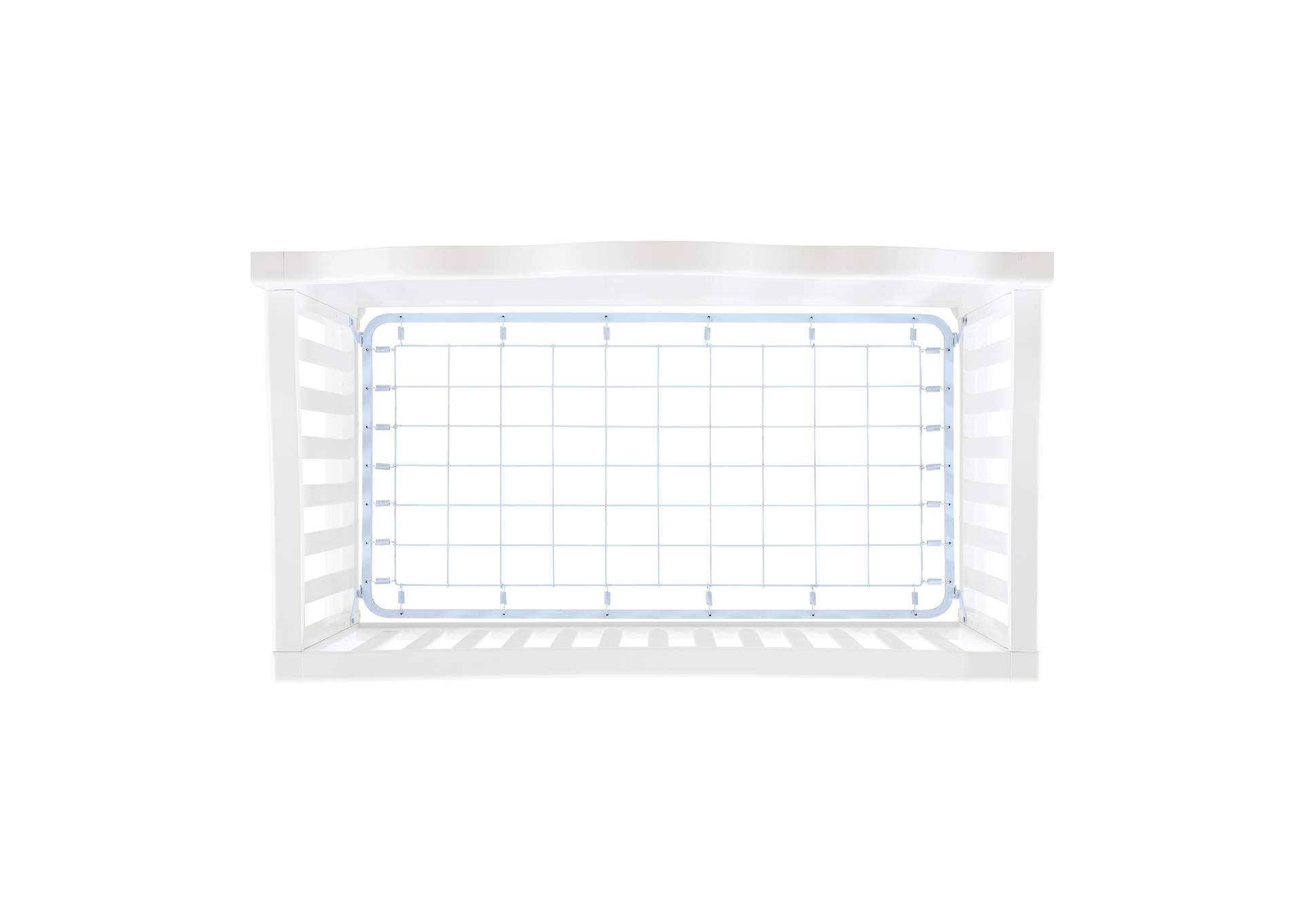 Alana Crib With Guardrails In White image 9