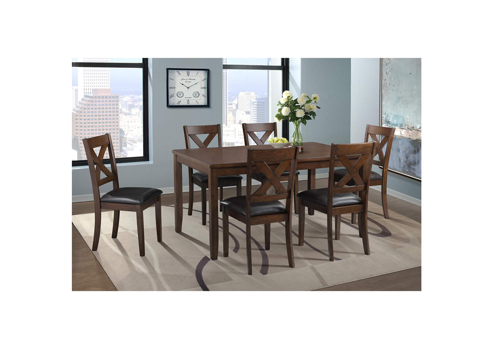 Alex Dining Side Chair Espresso 2 Per Pack image 1