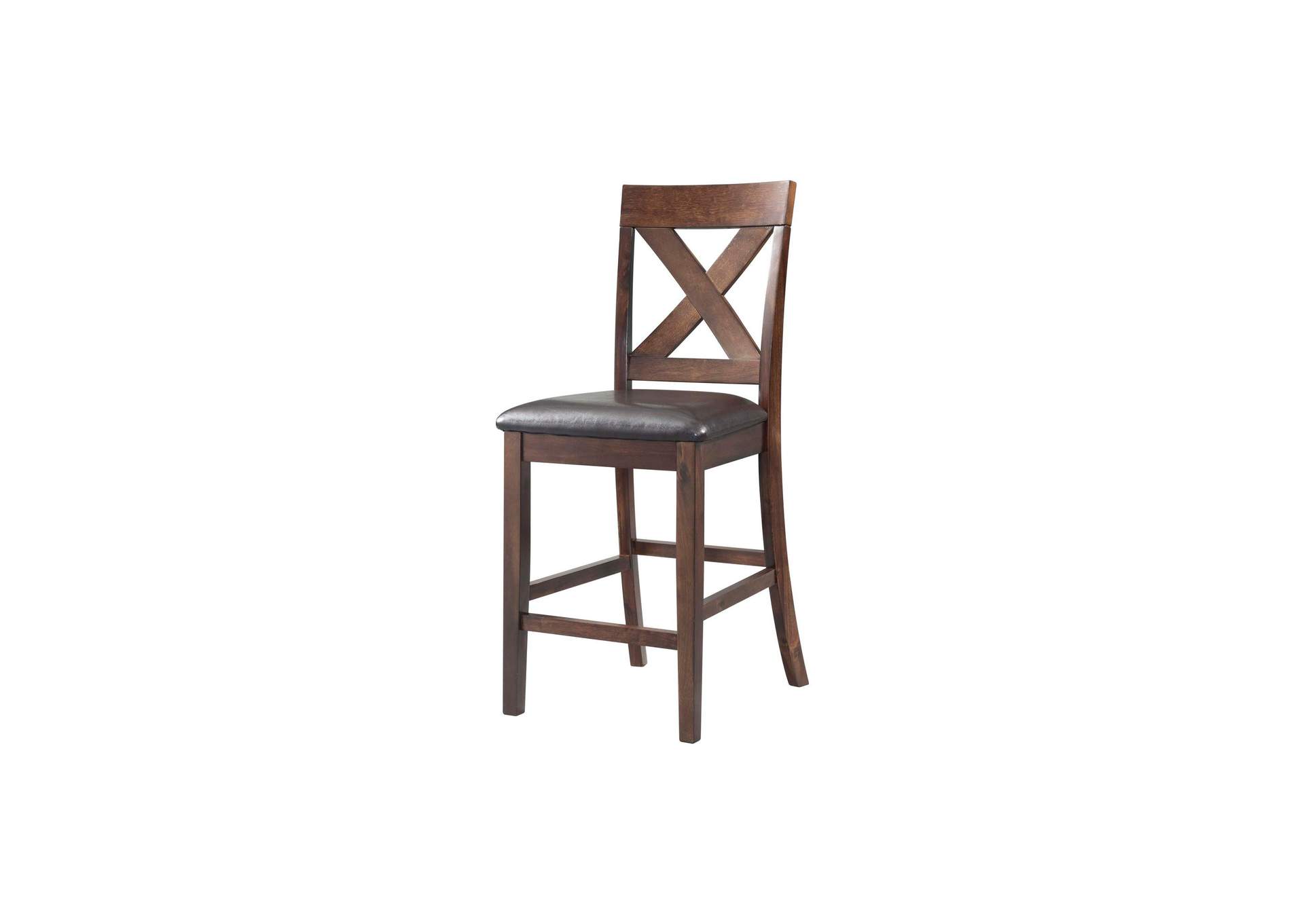 Alex Counter Side Chair With Brown Pu Espresso 2 Per Pack image 4