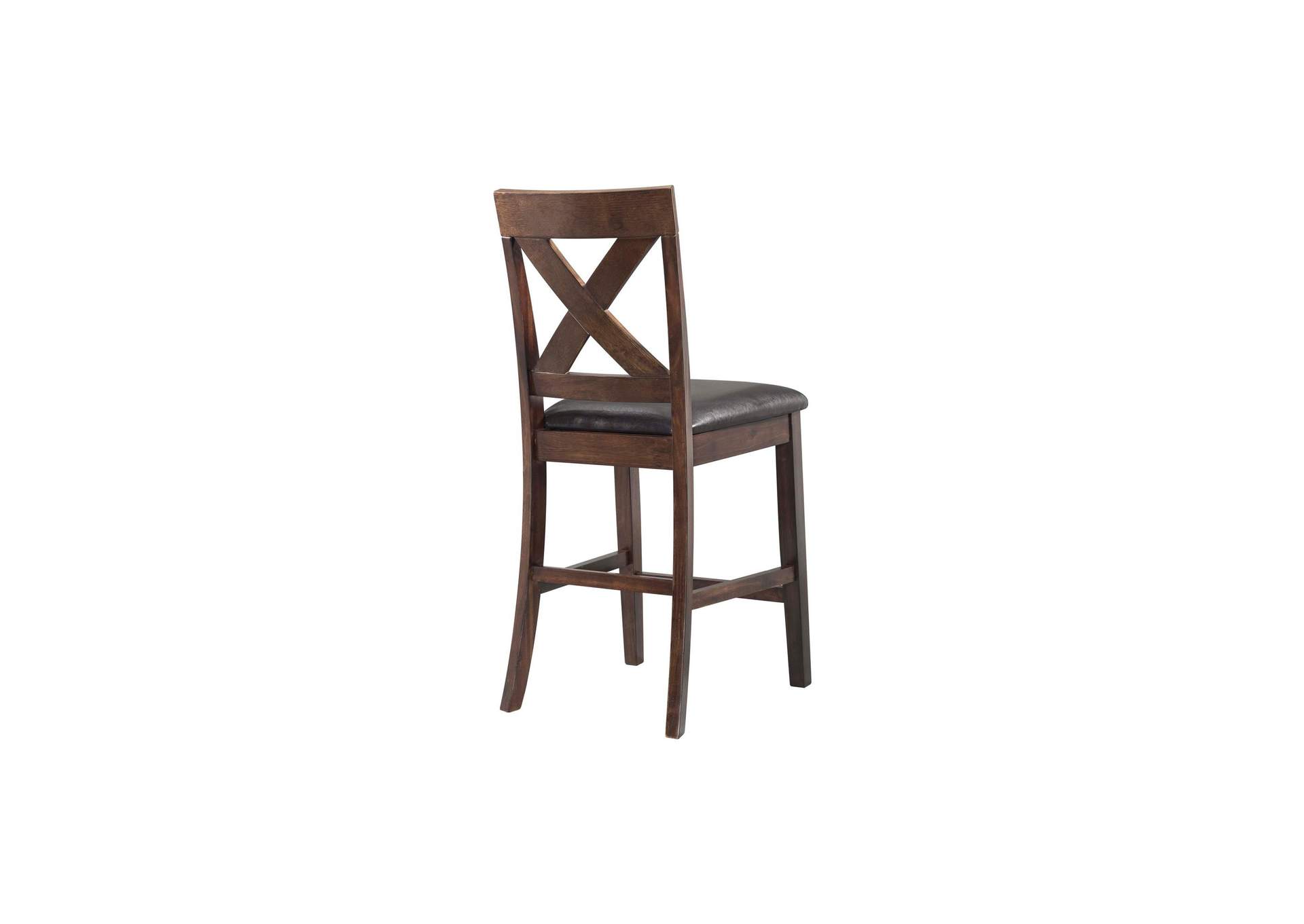 Alex Counter Side Chair With Brown Pu Espresso 2 Per Pack image 7