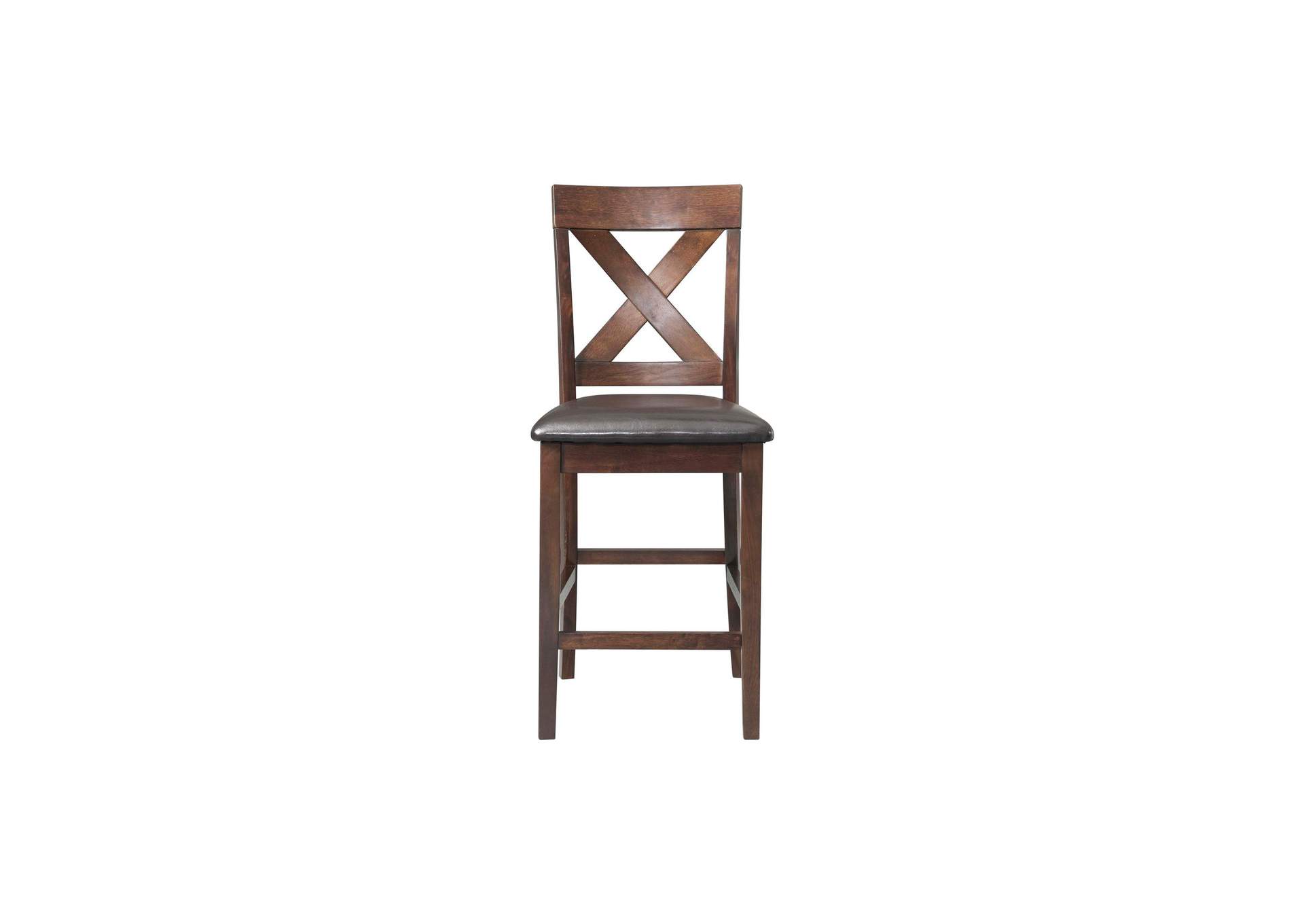 Alex Counter Side Chair With Brown Pu Espresso 2 Per Pack image 5