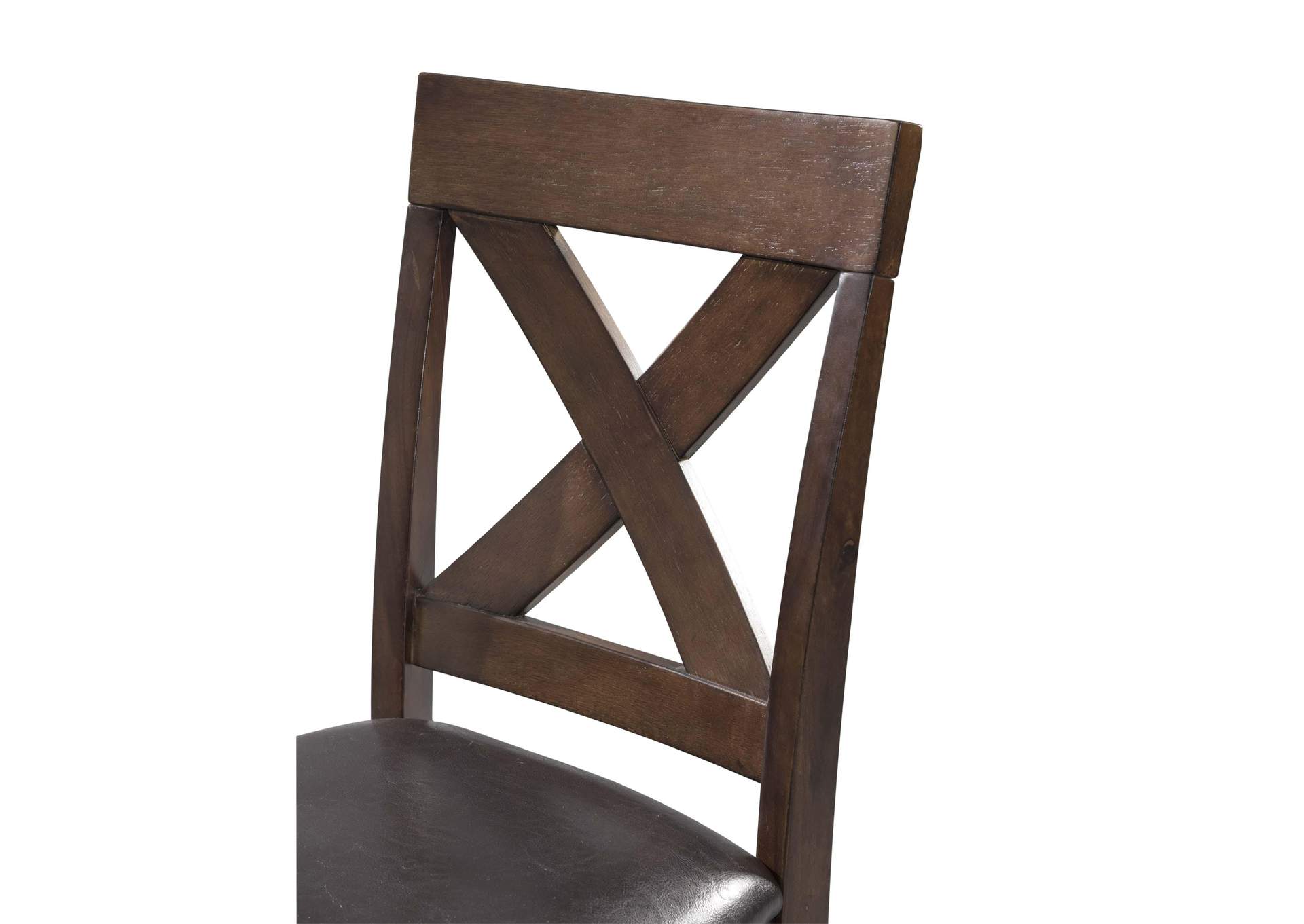 Alex Counter Side Chair With Brown Pu Espresso 2 Per Pack image 9